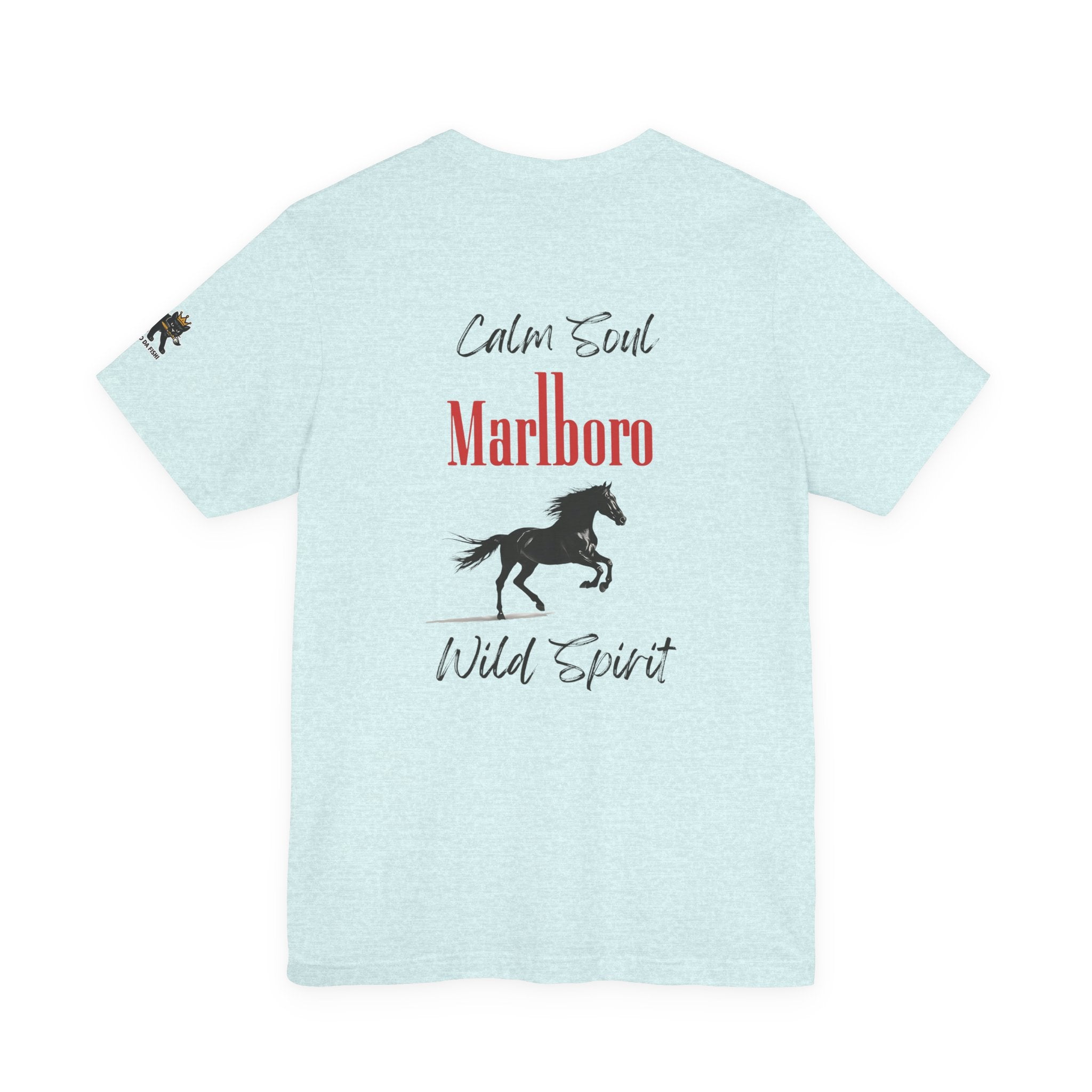 calm soul wild spirit Graphic Tee, Casual Summer Shirt, Marine Life T-Shirt, Gift for Sea Lovers,  high quality