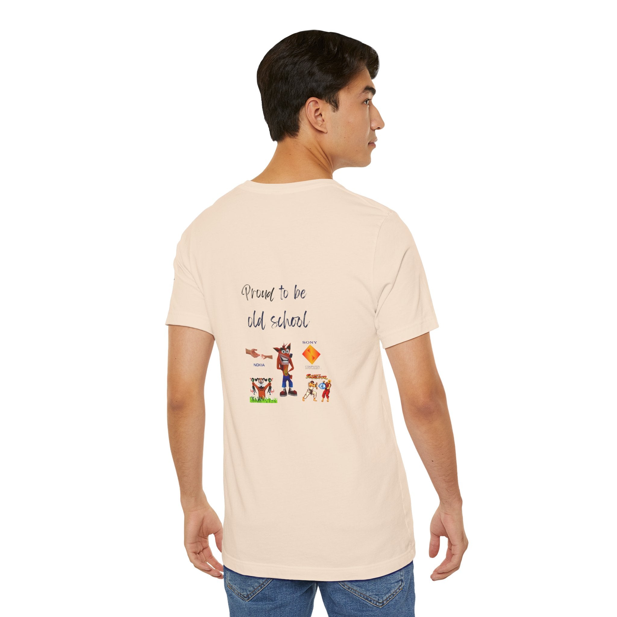 proud to be old school   Graphic Tee, Casual Summer Shirt, Marine Life T-Shirt, Gift for Sea Lovers,  high quality