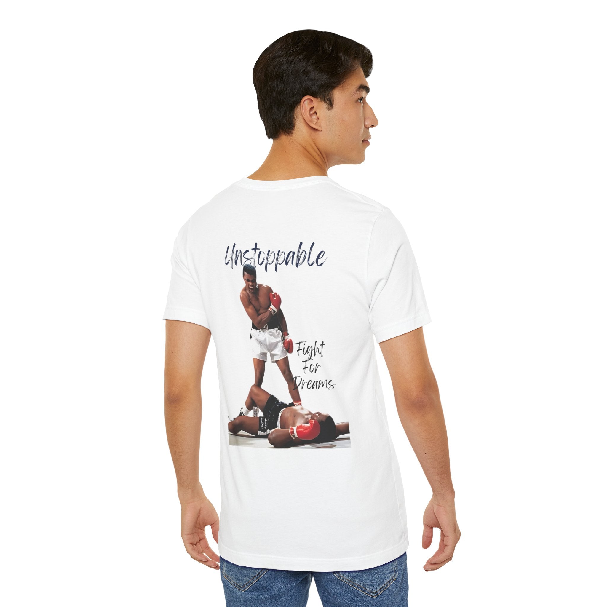 fight for dreams mohamed ali boxer Graphic Tee, Casual Summer Shirt, Marine Life T-Shirt, Gift for Sea Lovers,  high quality