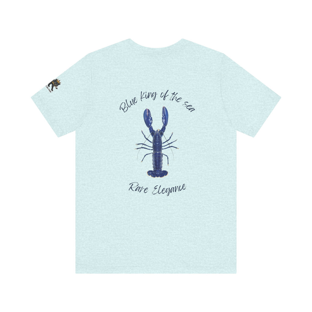 blue king of sea Lobster Graphic Tee, Casual Summer Shirt, Marine Life T-Shirt, Gift for Sea Lovers,  high quality
