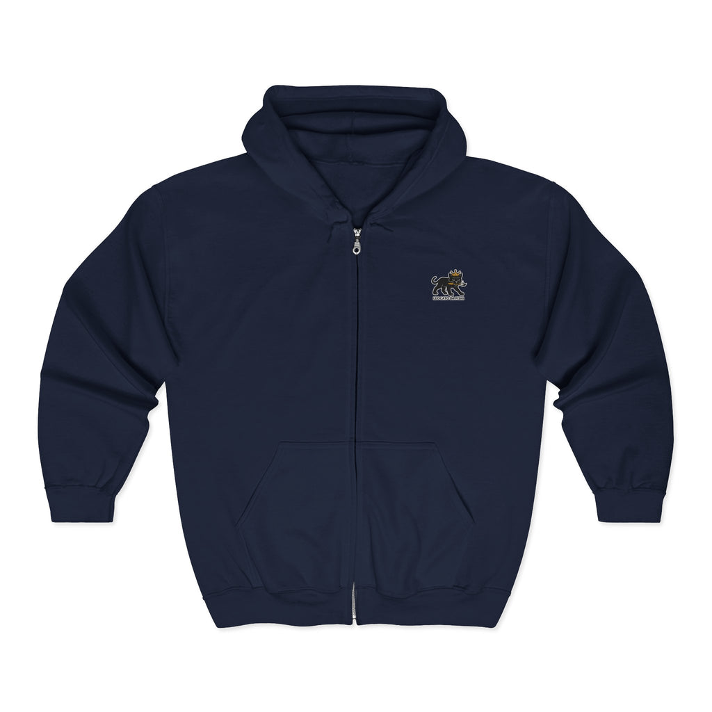 pain : no pain on gain Unisex Heavy Blend™ Full Zip Hooded Sweatshirt