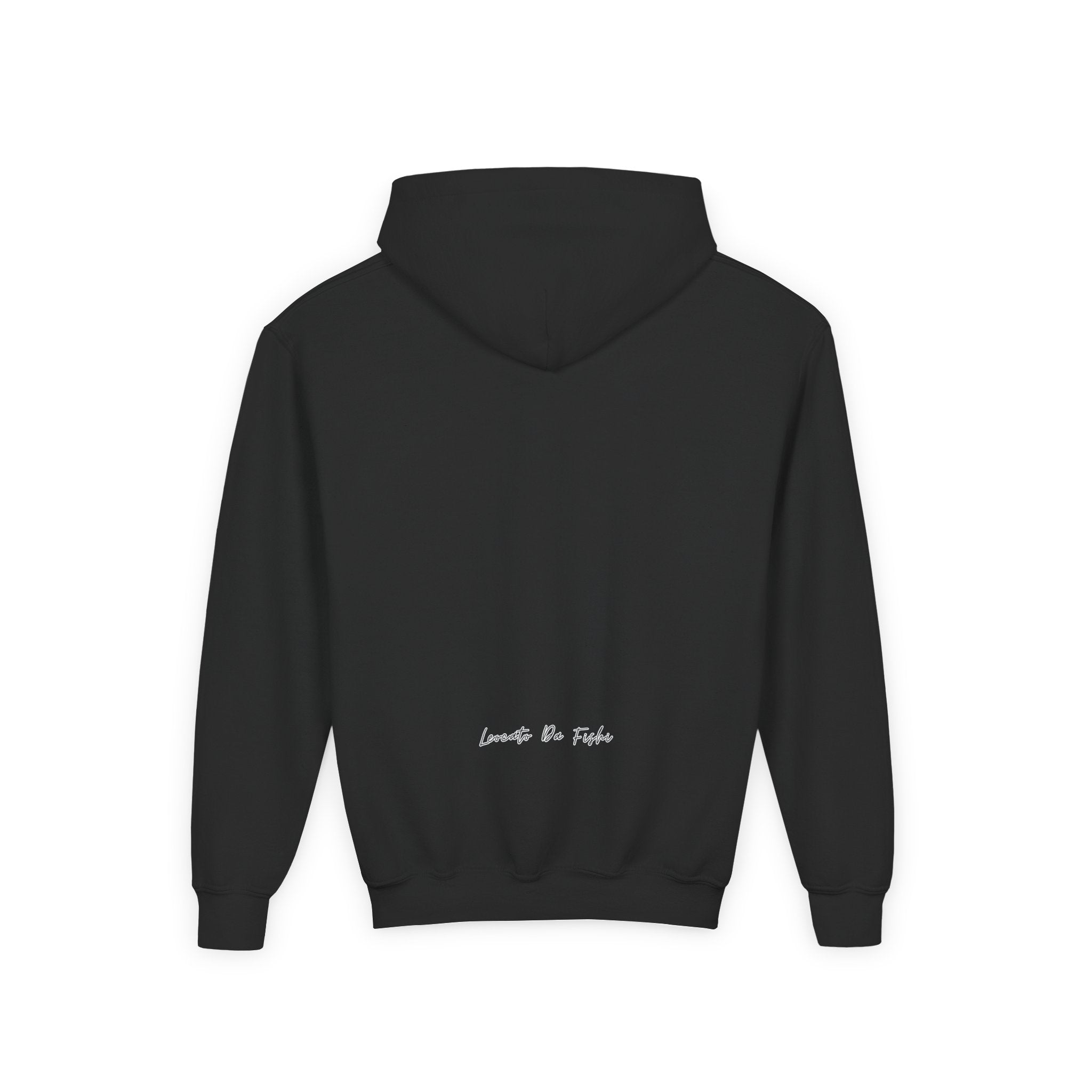 Youth Heavy Blend Hooded Sweatshirt with 'Leccato da Fish' Design - Cozy Gift for Teens, Memory Keepsake, Casual Wear, Birthday .