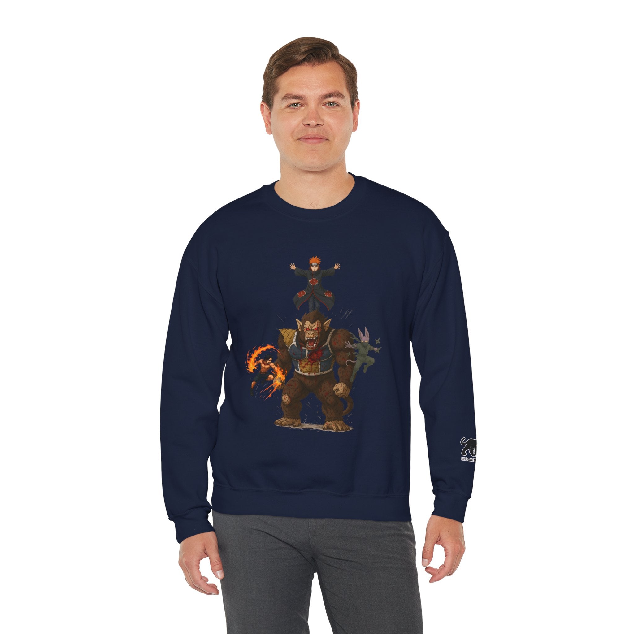 fight pain , nothing ends without pain Unisex Heavy Blend™ Crewneck Sweatshirt , high quality