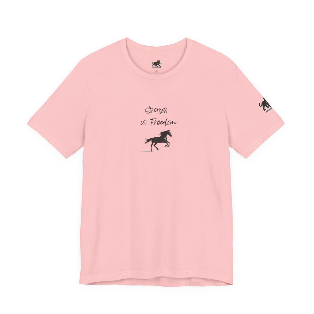 strength is freedom Graphic Tee, Casual Summer Shirt, Marine Life T-Shirt, Gift for Sea Lovers,  high quality
