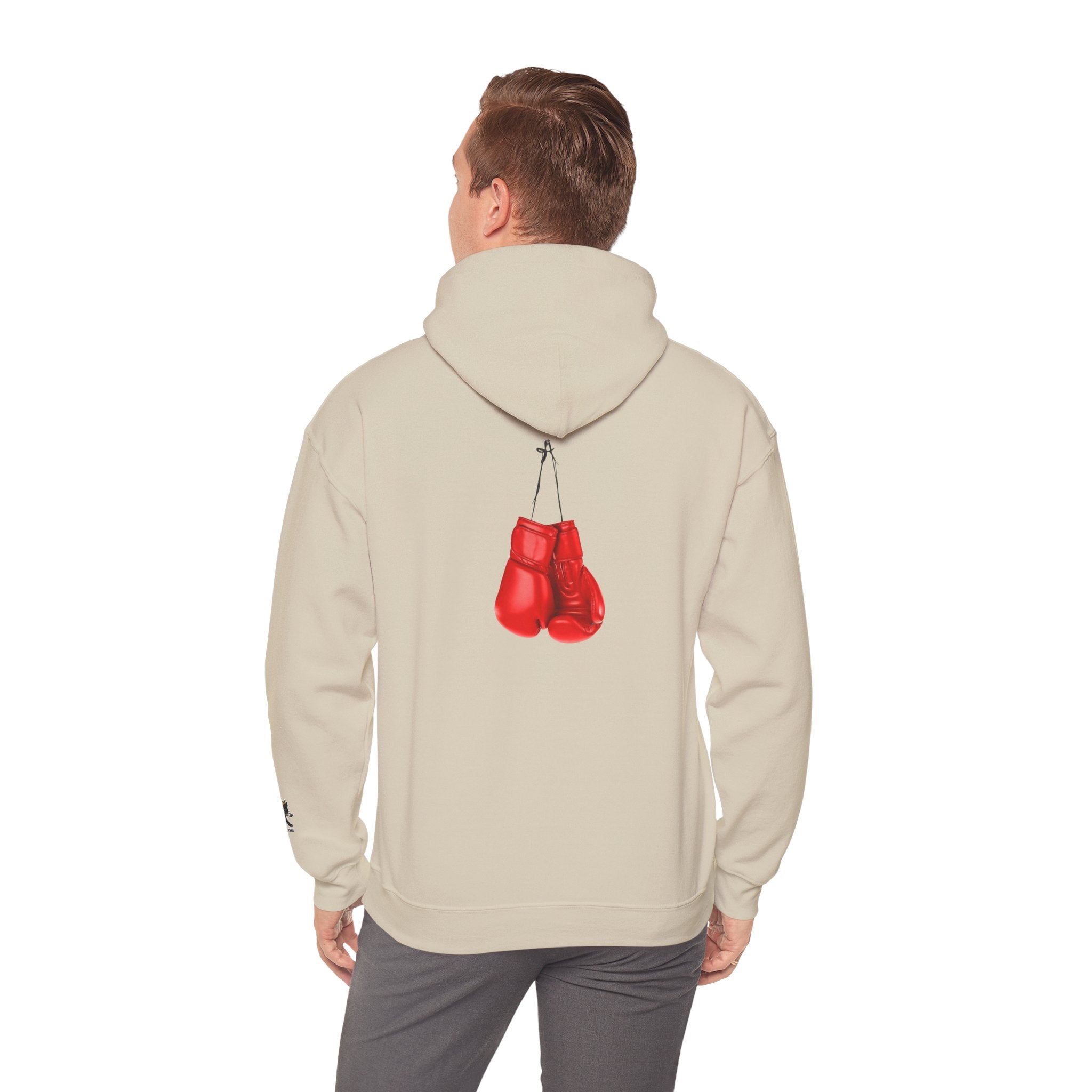 boxing gloves Hooded Sweatshirt, Unisex Casual Hoodie, Perfect Gift for Friends, Inspiring Apparel, Comfortable Daily Wear