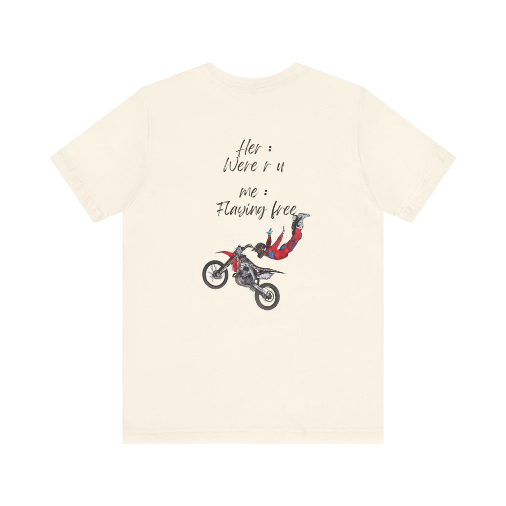 her where r u  ? me flaying free Graphic Tee, Casual Summer Shirt, Marine Life T-Shirt, Gift for Sea Lovers,  high quality
