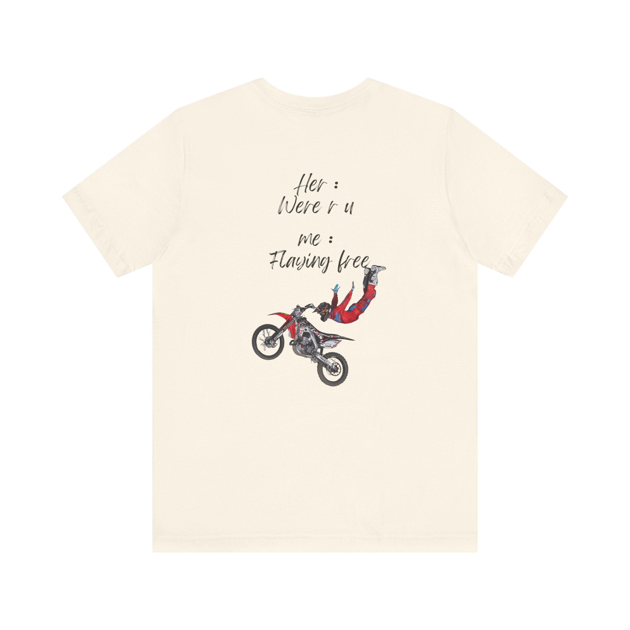 her where r u  ? me flaying free Graphic Tee, Casual Summer Shirt, Marine Life T-Shirt, Gift for Sea Lovers,  high quality