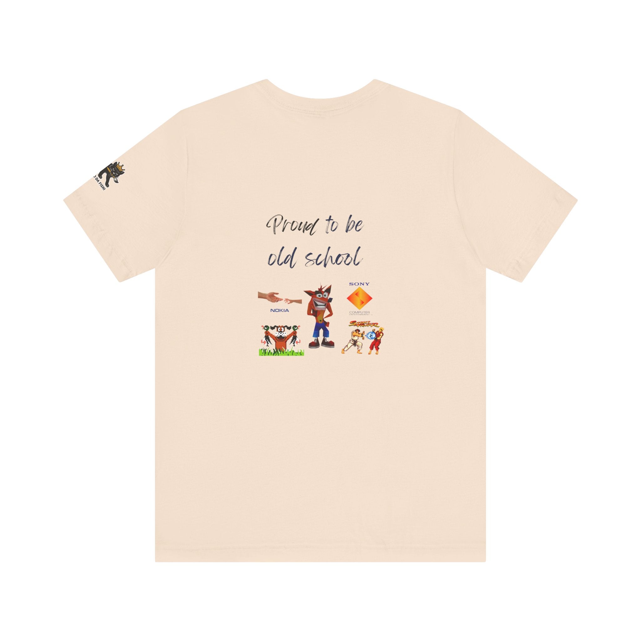 proud to be old school   Graphic Tee, Casual Summer Shirt, Marine Life T-Shirt, Gift for Sea Lovers,  high quality
