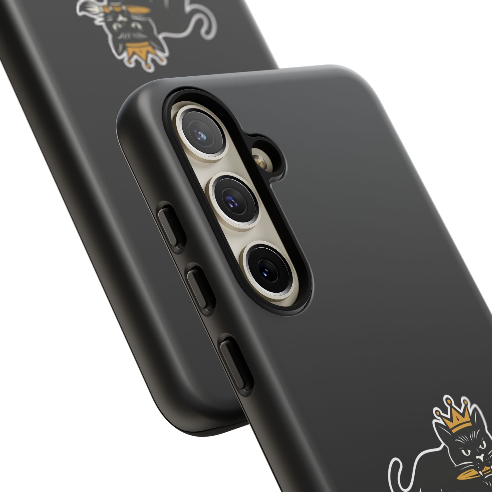 Tough Cases Phone Case, Unique Cat Design, Perfect for Animal Lovers, Gift for Birthdays, Fun Accessory for Everyday Use