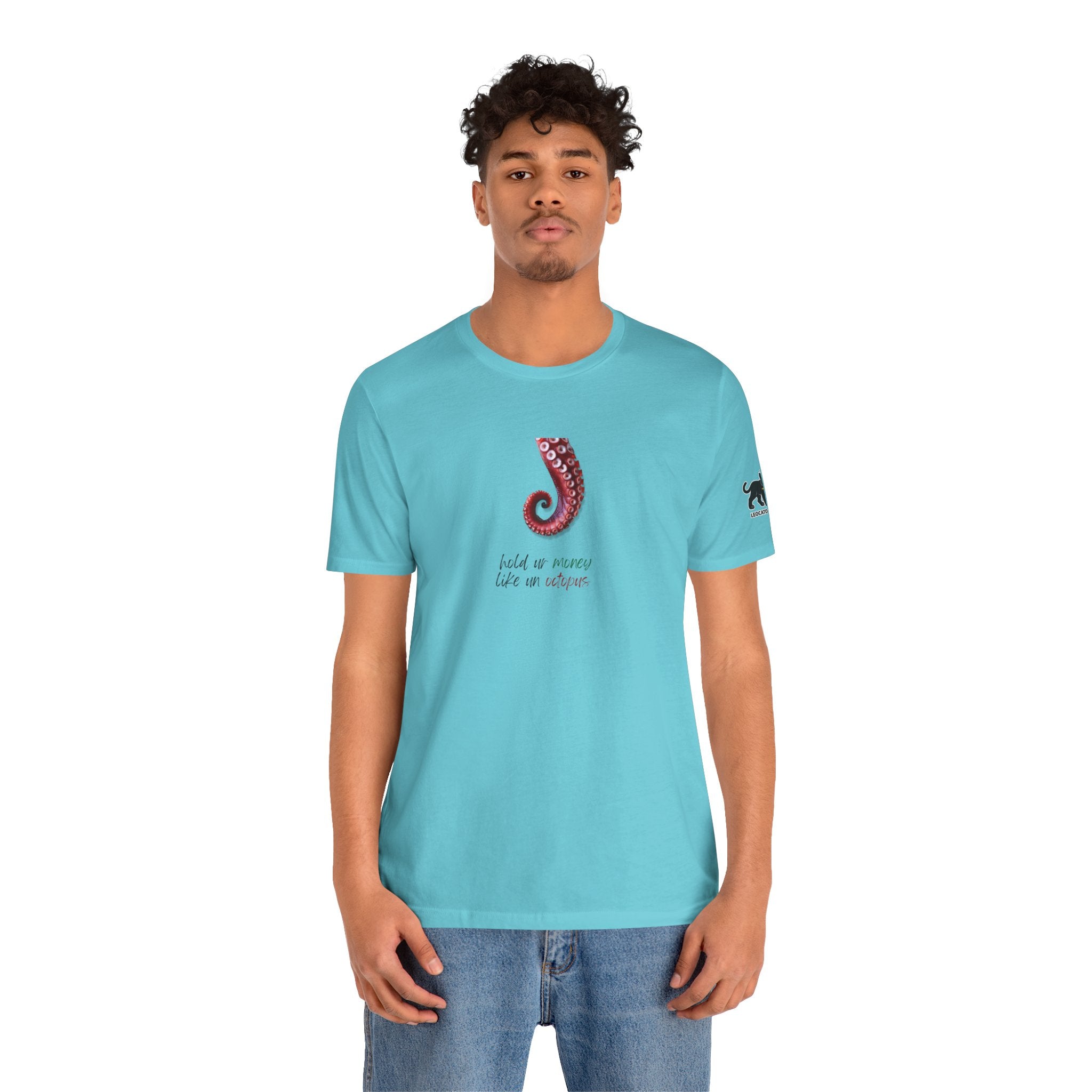 hold ur money like an octopus  Graphic Tee, Casual Summer Shirt, Marine Life T-Shirt, Gift for Sea Lovers,  high quality