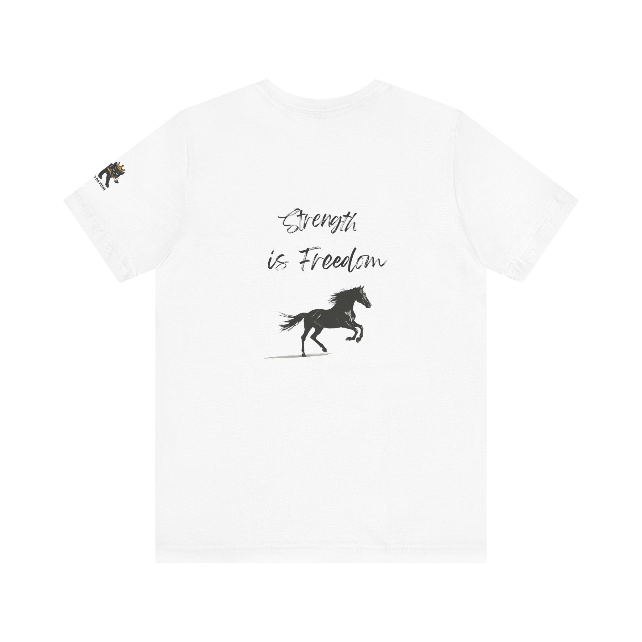 strength is freedom Graphic Tee, Casual Summer Shirt, Marine Life T-Shirt, Gift for Sea Lovers,  high quality
