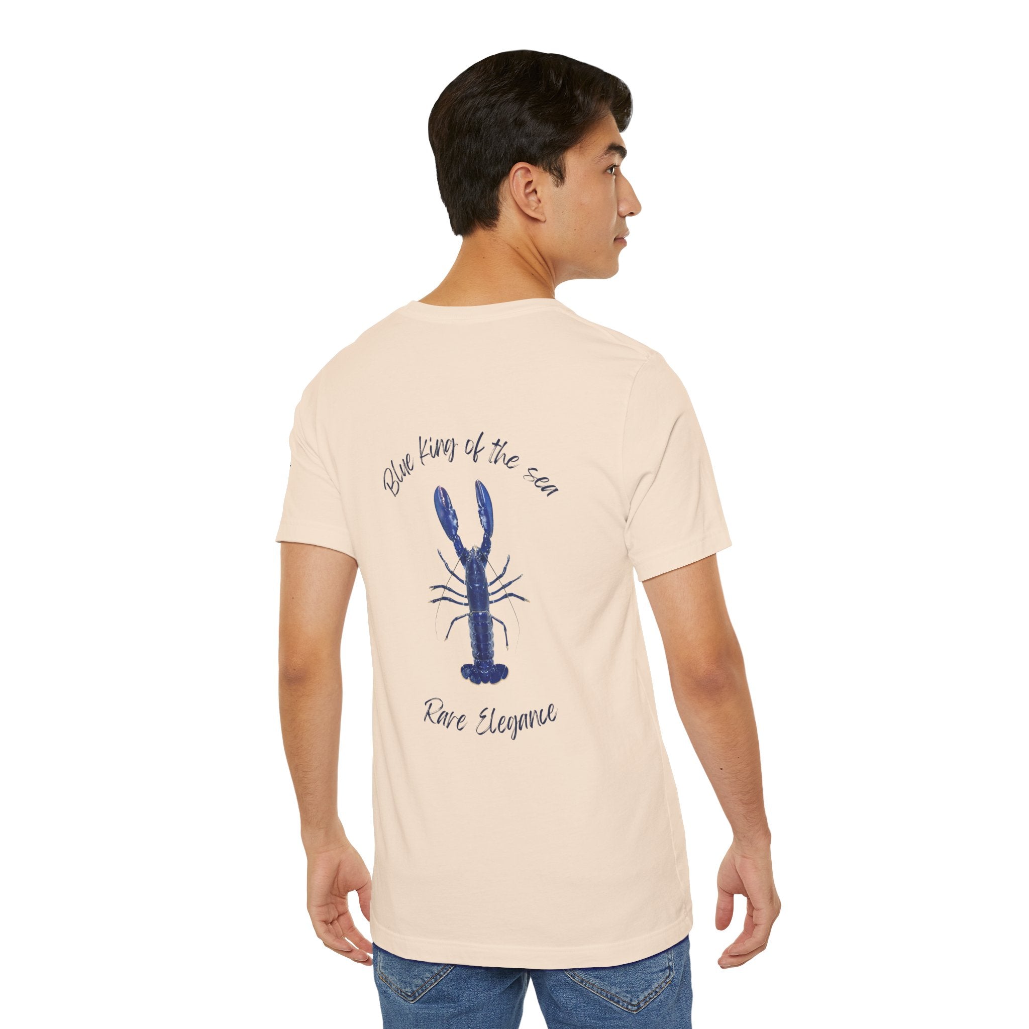 blue king of sea Lobster Graphic Tee, Casual Summer Shirt, Marine Life T-Shirt, Gift for Sea Lovers,  high quality