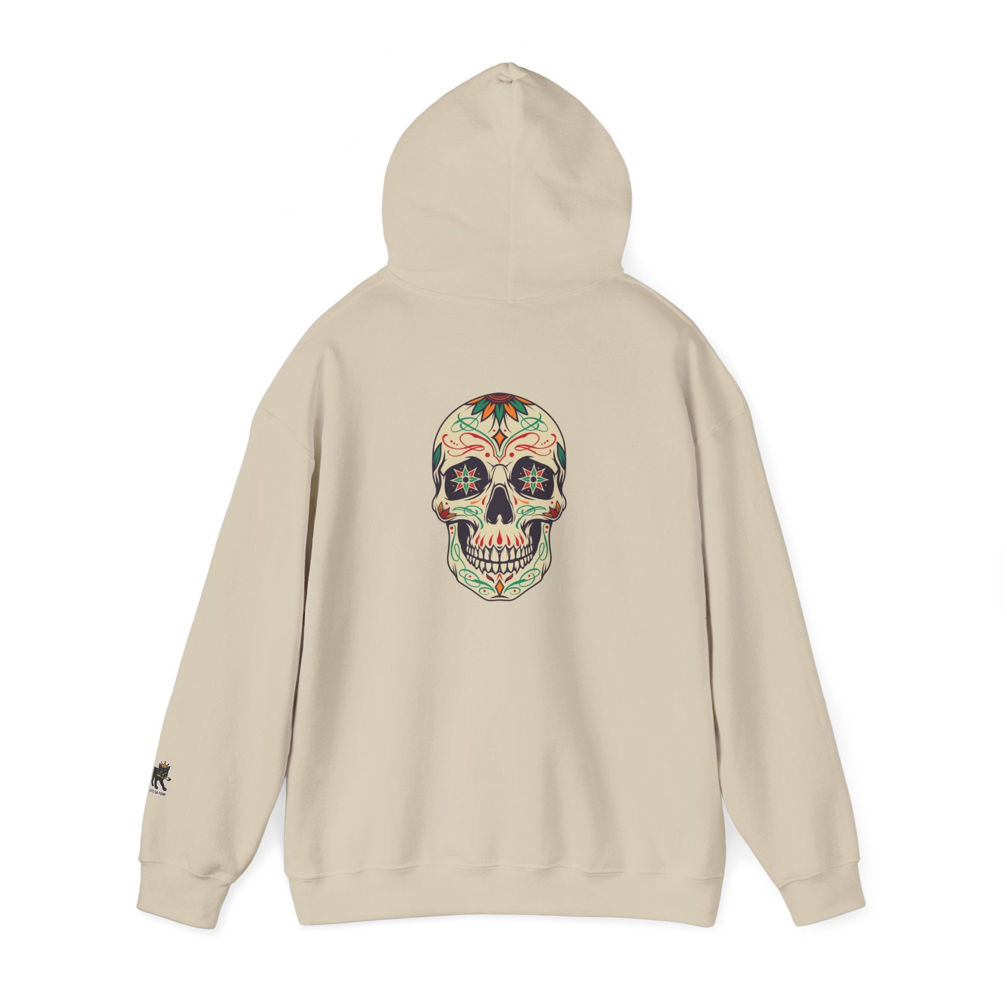 skull Hooded Sweatshirt, Unisex Casual Hoodie, Perfect Gift for Friends, Inspiring Apparel, Comfortable Daily Wear