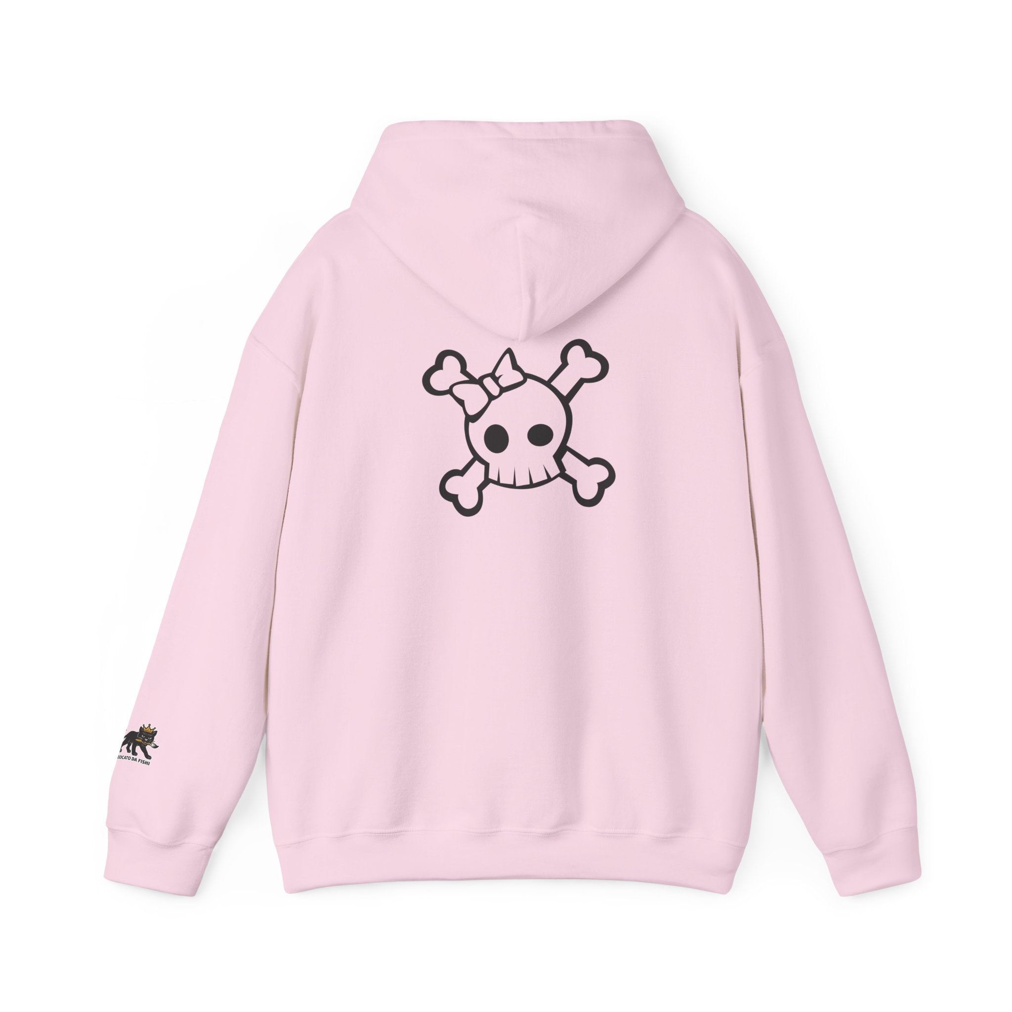 skull pink  Hooded Sweatshirt,