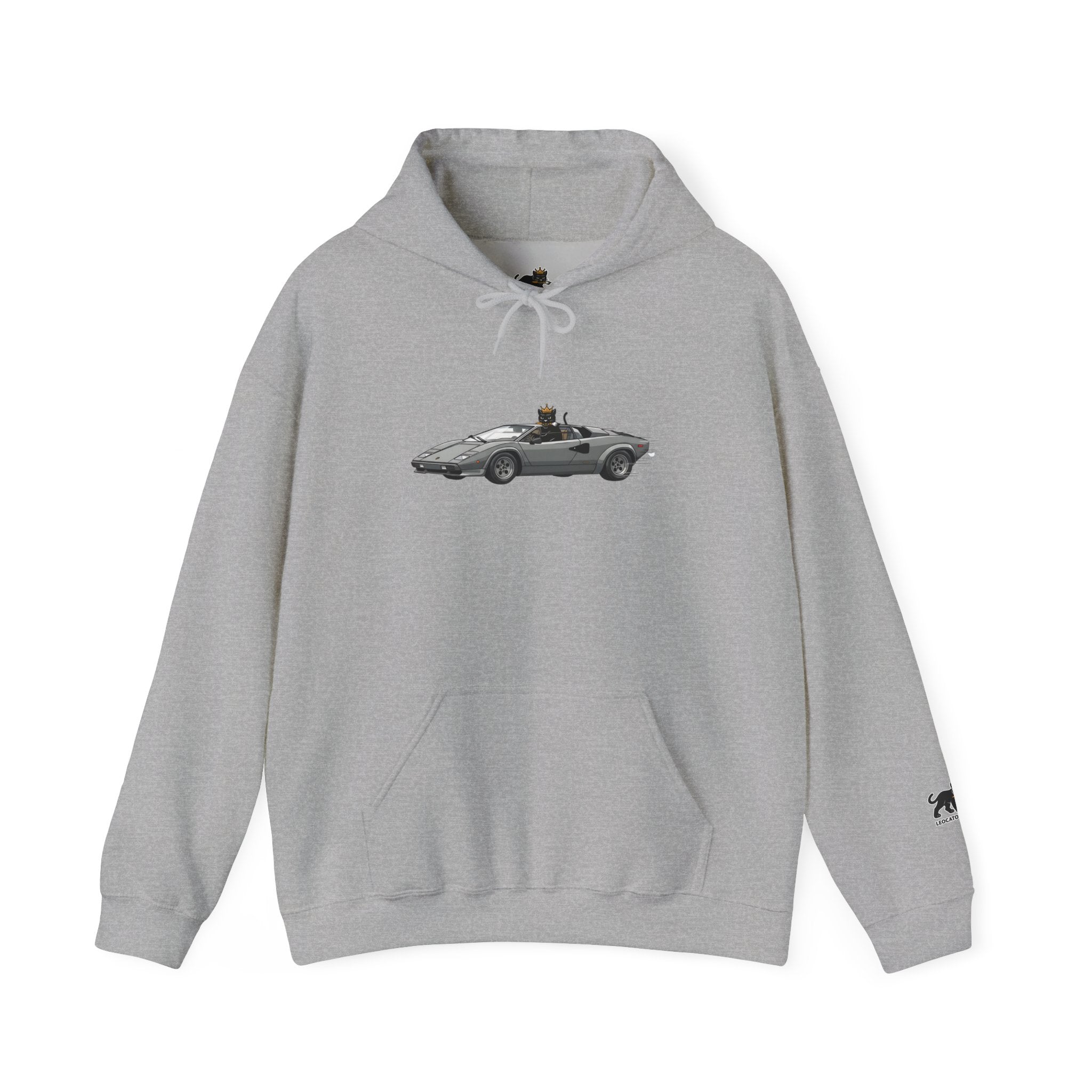 Lamborghini Countach Turbo Hooded Sweatshirt,