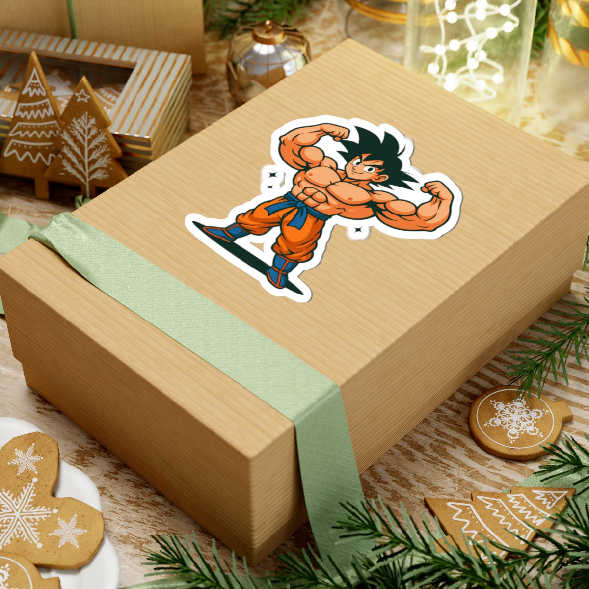 goku the GYM fitness    Character Kiss-Cut Stickers | Laptop, Decor, Gift, Naruto, Pain, Custom Stickers