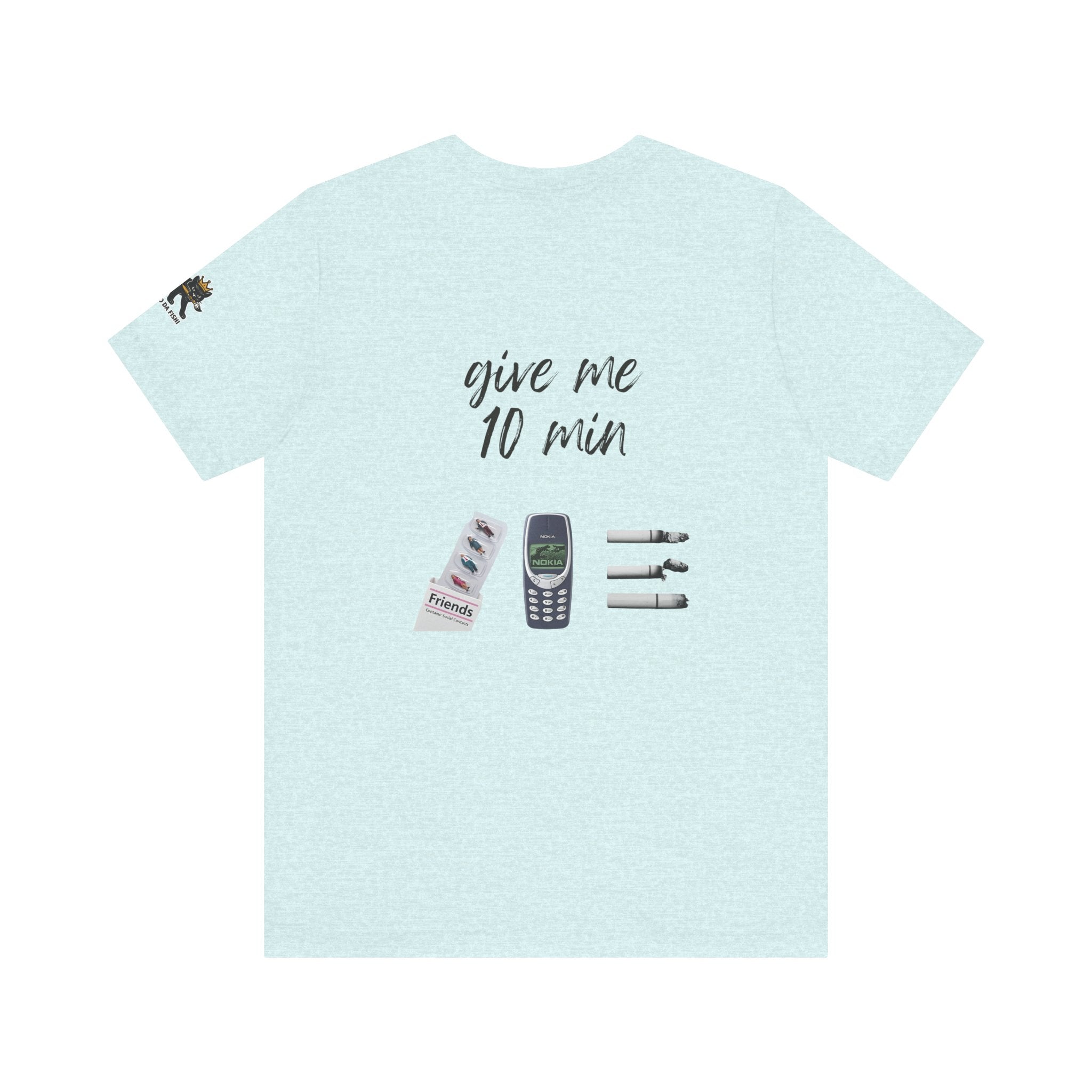 give me 10 min Graphic Tee, Casual Summer Shirt, Marine Life T-Shirt, Gift for Sea Lovers,  high quality