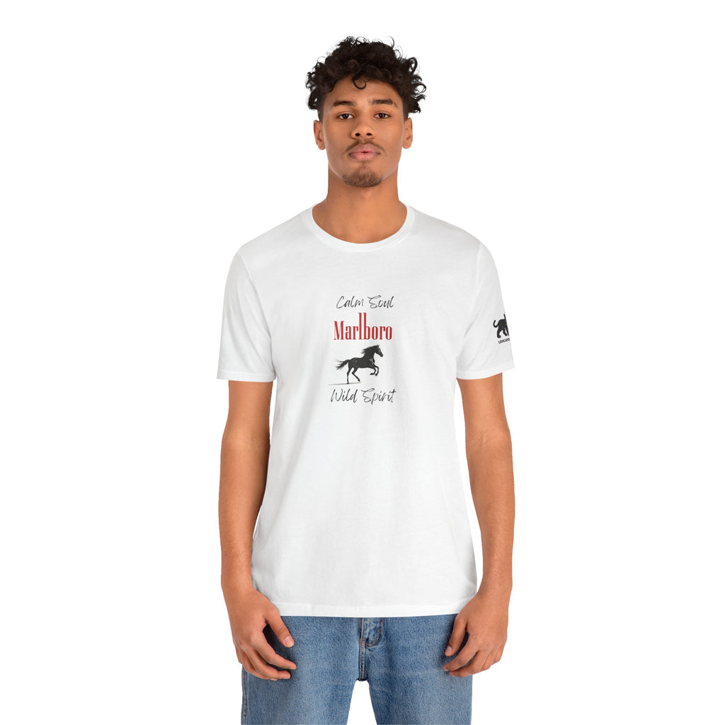 calm soul wild spirit Graphic Tee, Casual Summer Shirt, Marine Life T-Shirt, Gift for Sea Lovers,  high quality