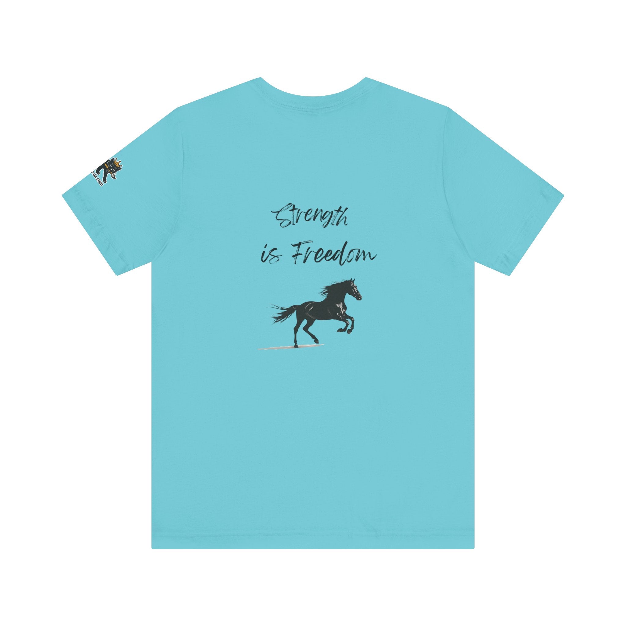 strength is freedom Graphic Tee, Casual Summer Shirt, Marine Life T-Shirt, Gift for Sea Lovers,  high quality