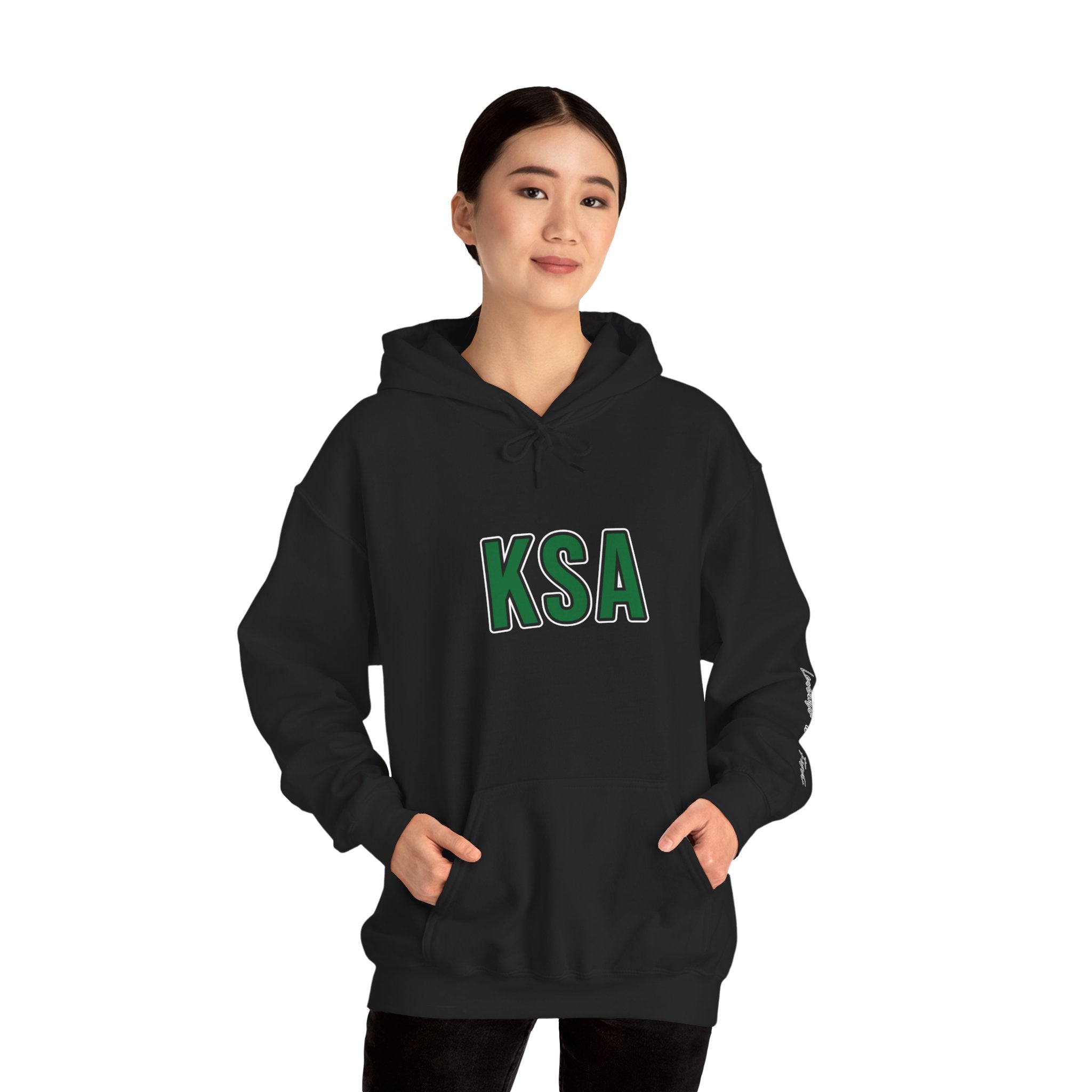 KSA flag hoodie ,