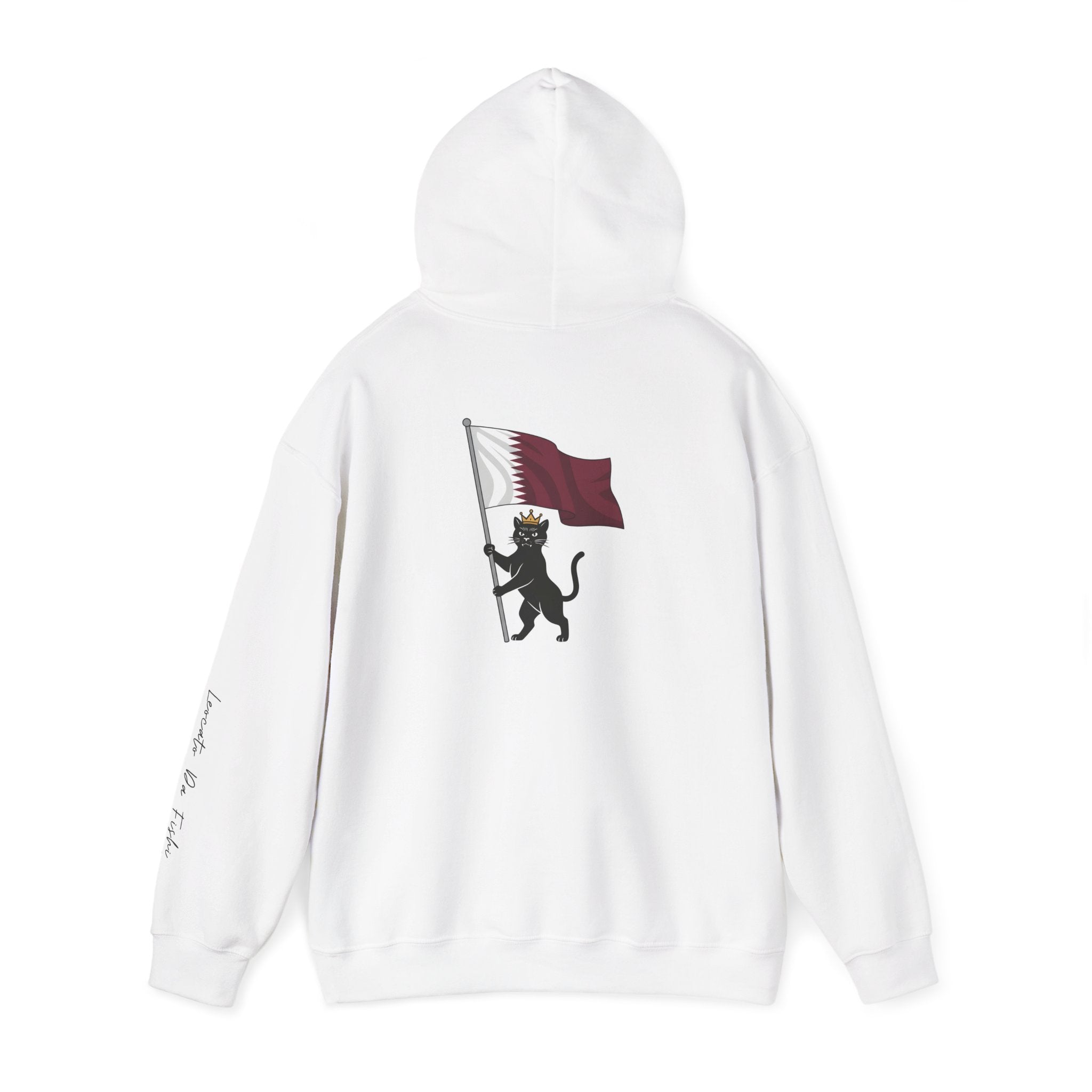 Qatar flag hoodie ,