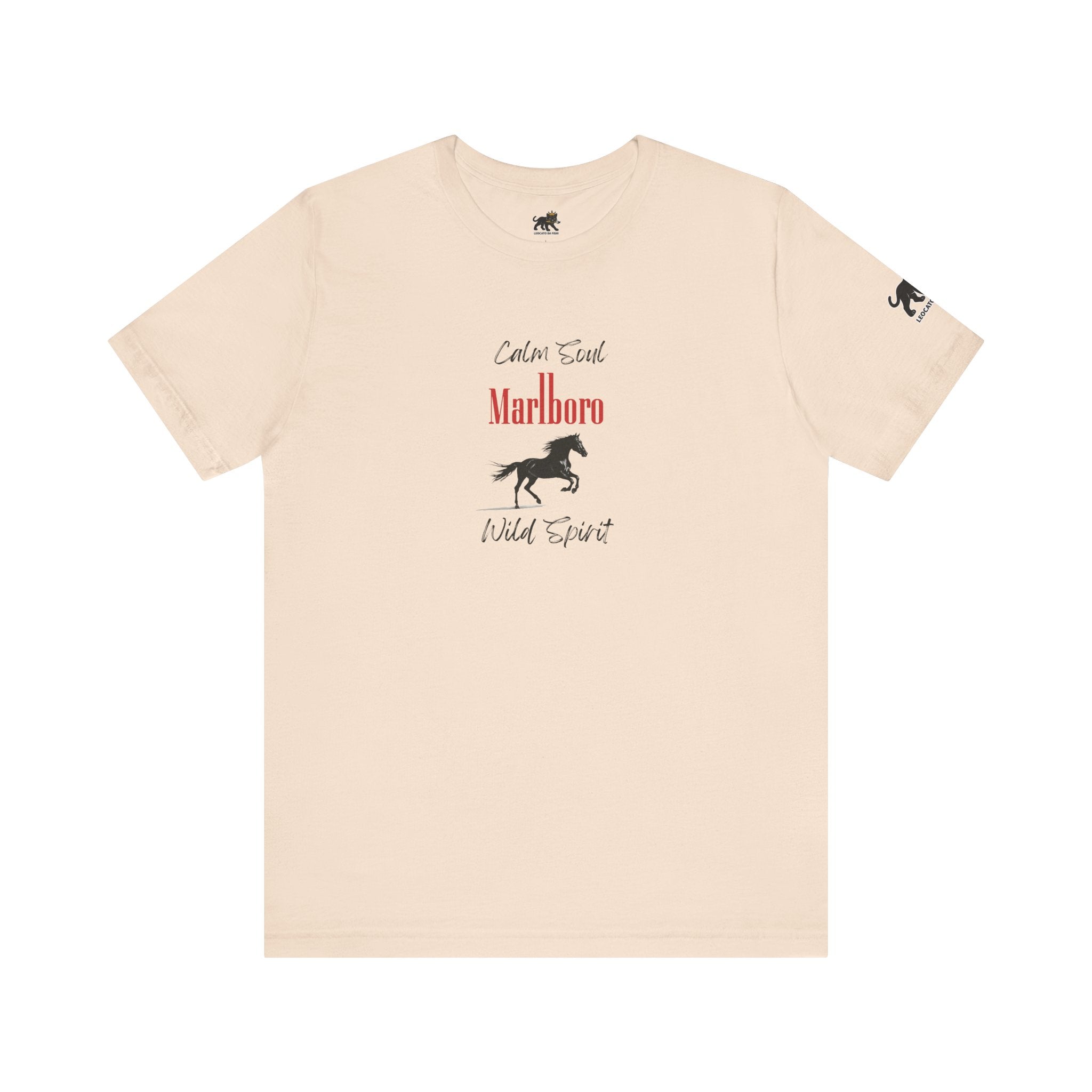 calm soul wild spirit Graphic Tee, Casual Summer Shirt, Marine Life T-Shirt, Gift for Sea Lovers,  high quality
