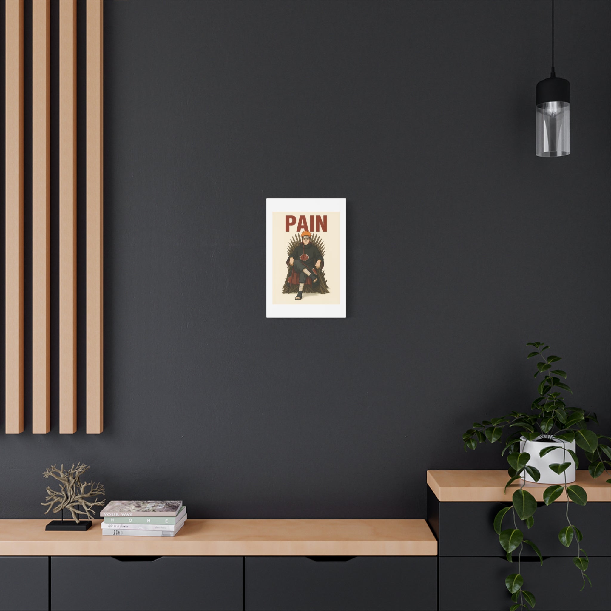 pain , thrones of the world  , Wall Art, Matte Canvas Print, Home Decor, Sports Gift, Athletic Wall Decor, Gym Decoration