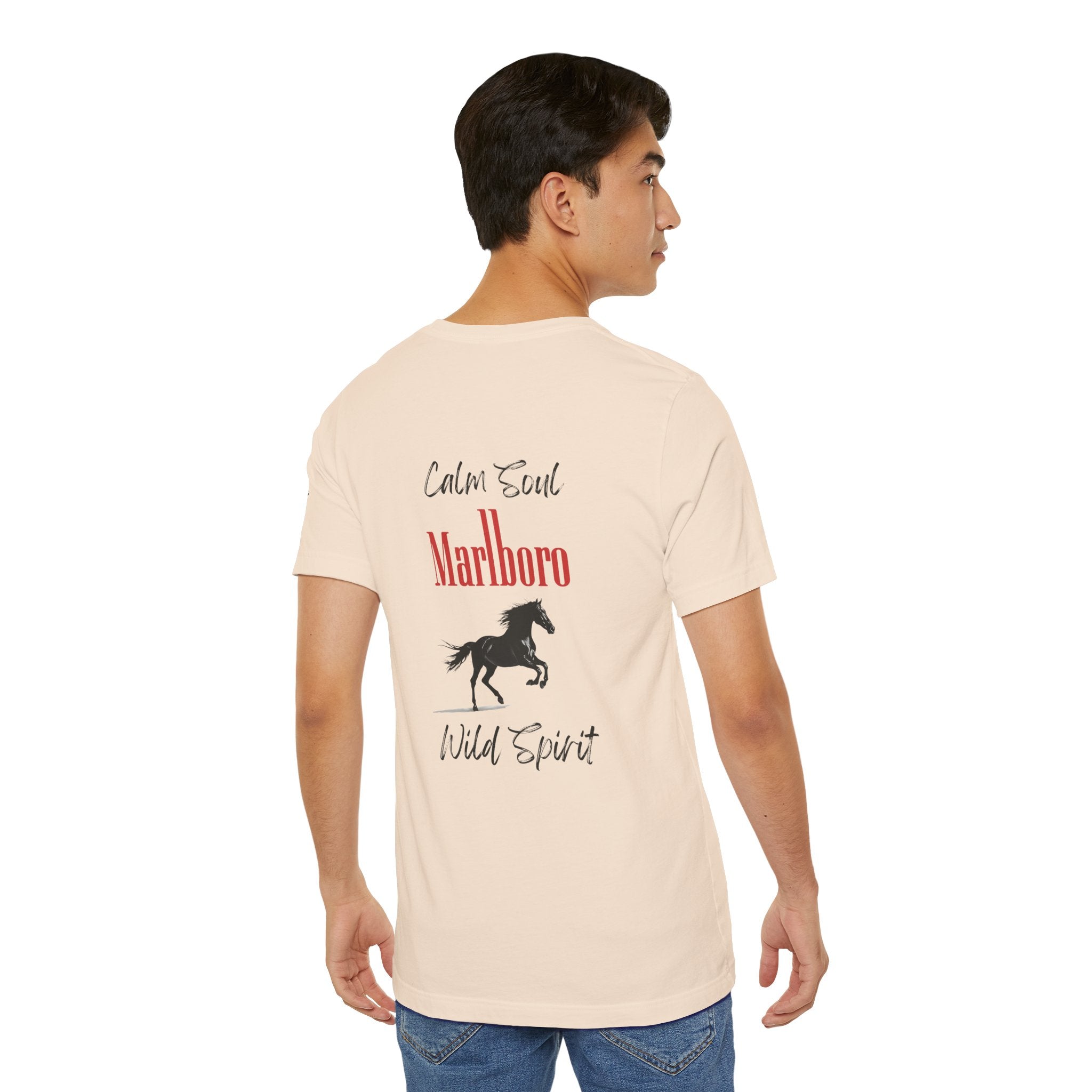 calm soul wild spirit Graphic Tee, Casual Summer Shirt, Marine Life T-Shirt, Gift for Sea Lovers,  high quality