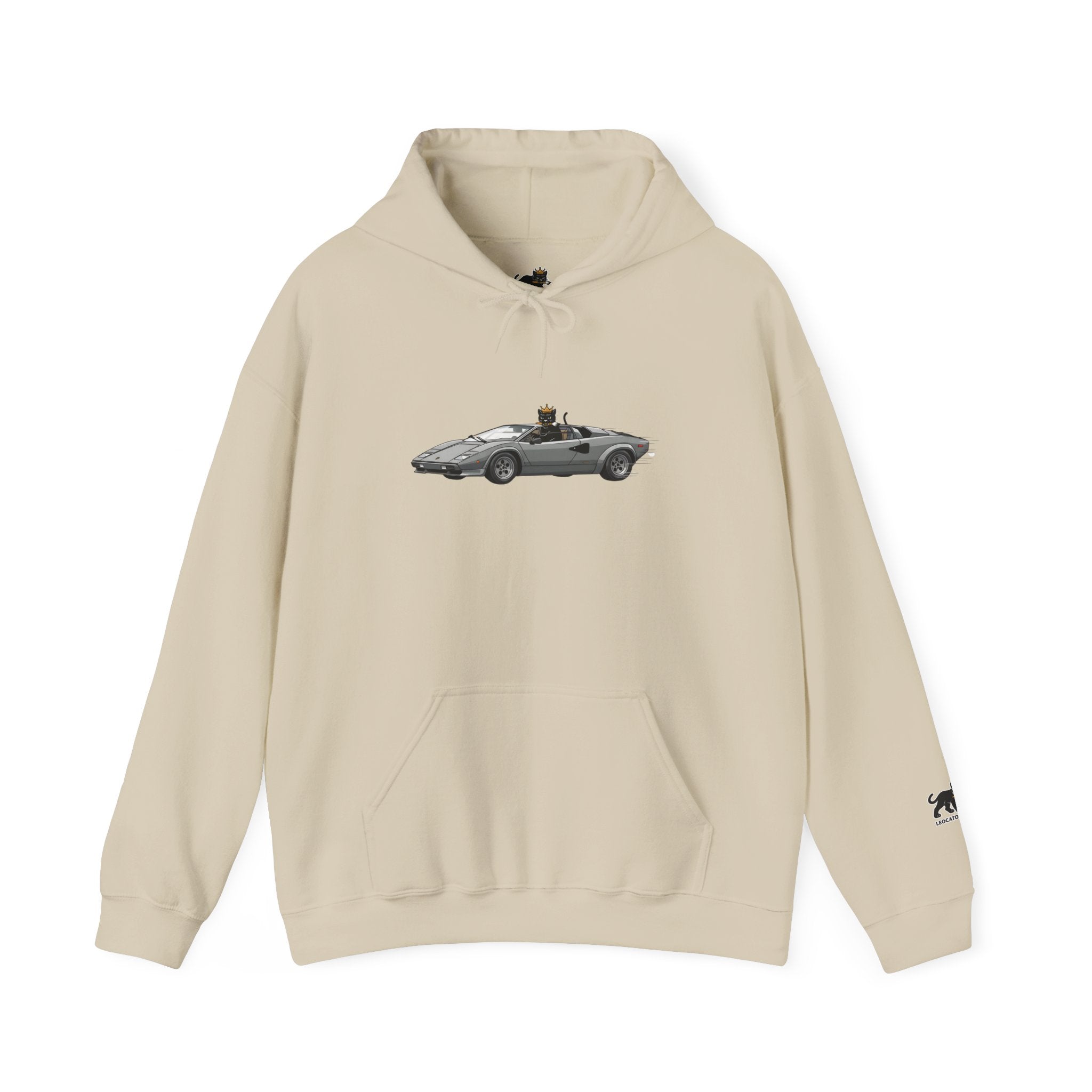 Lamborghini Countach Turbo Hooded Sweatshirt,