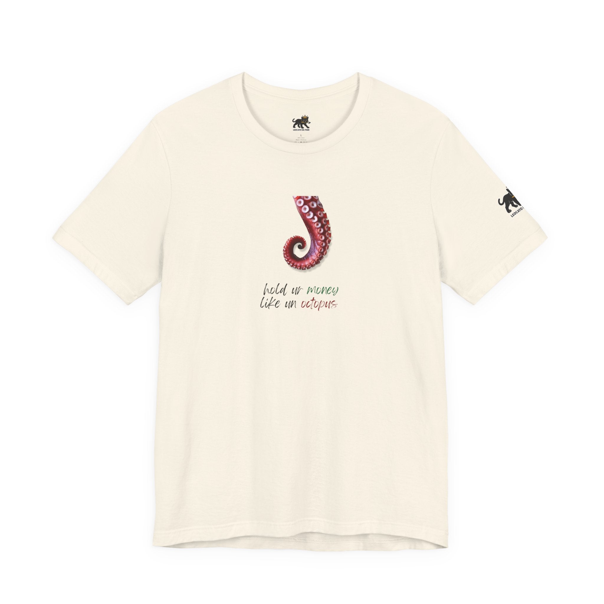 hold ur money like an octopus  Graphic Tee, Casual Summer Shirt, Marine Life T-Shirt, Gift for Sea Lovers,  high quality