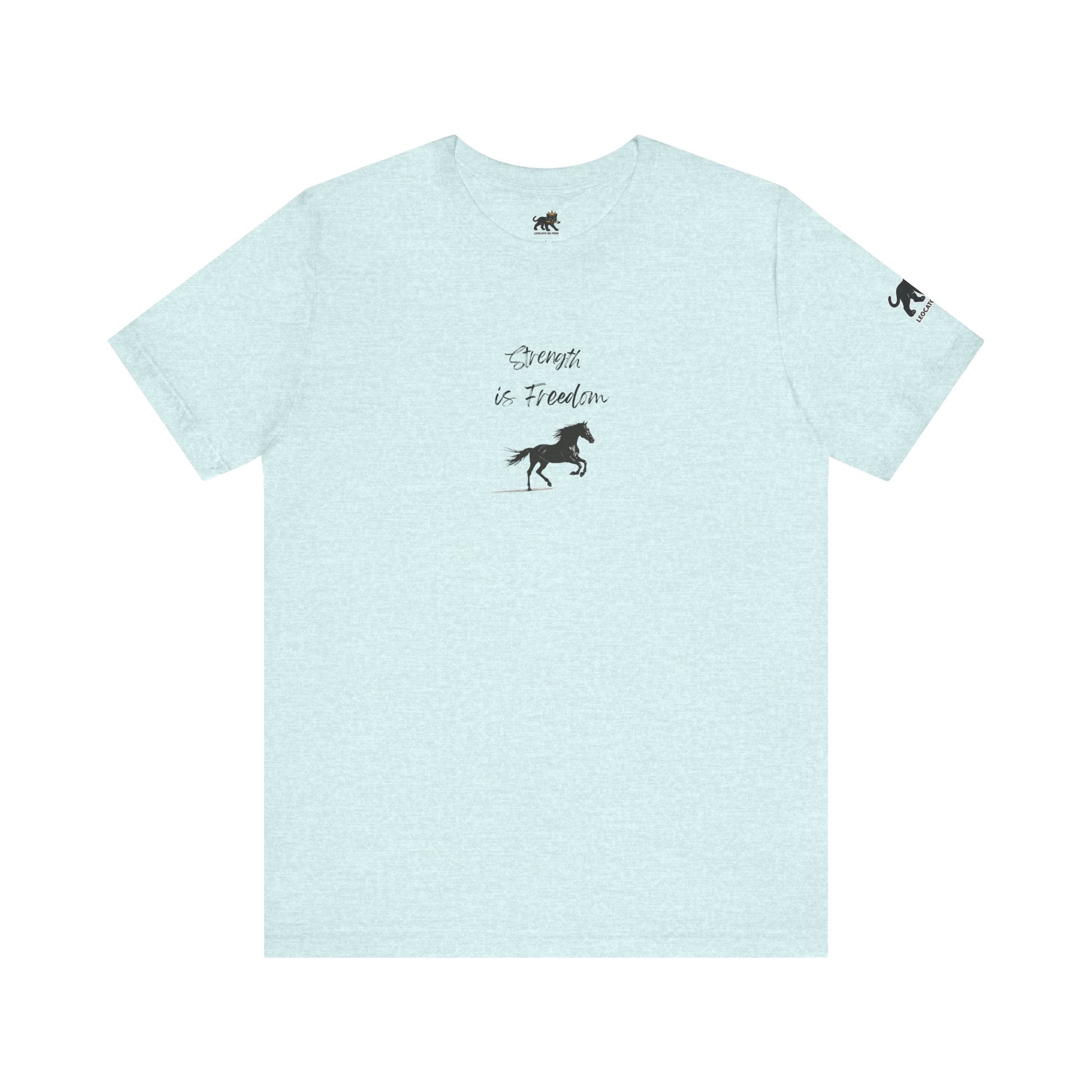 strength is freedom Graphic Tee, Casual Summer Shirt, Marine Life T-Shirt, Gift for Sea Lovers,  high quality