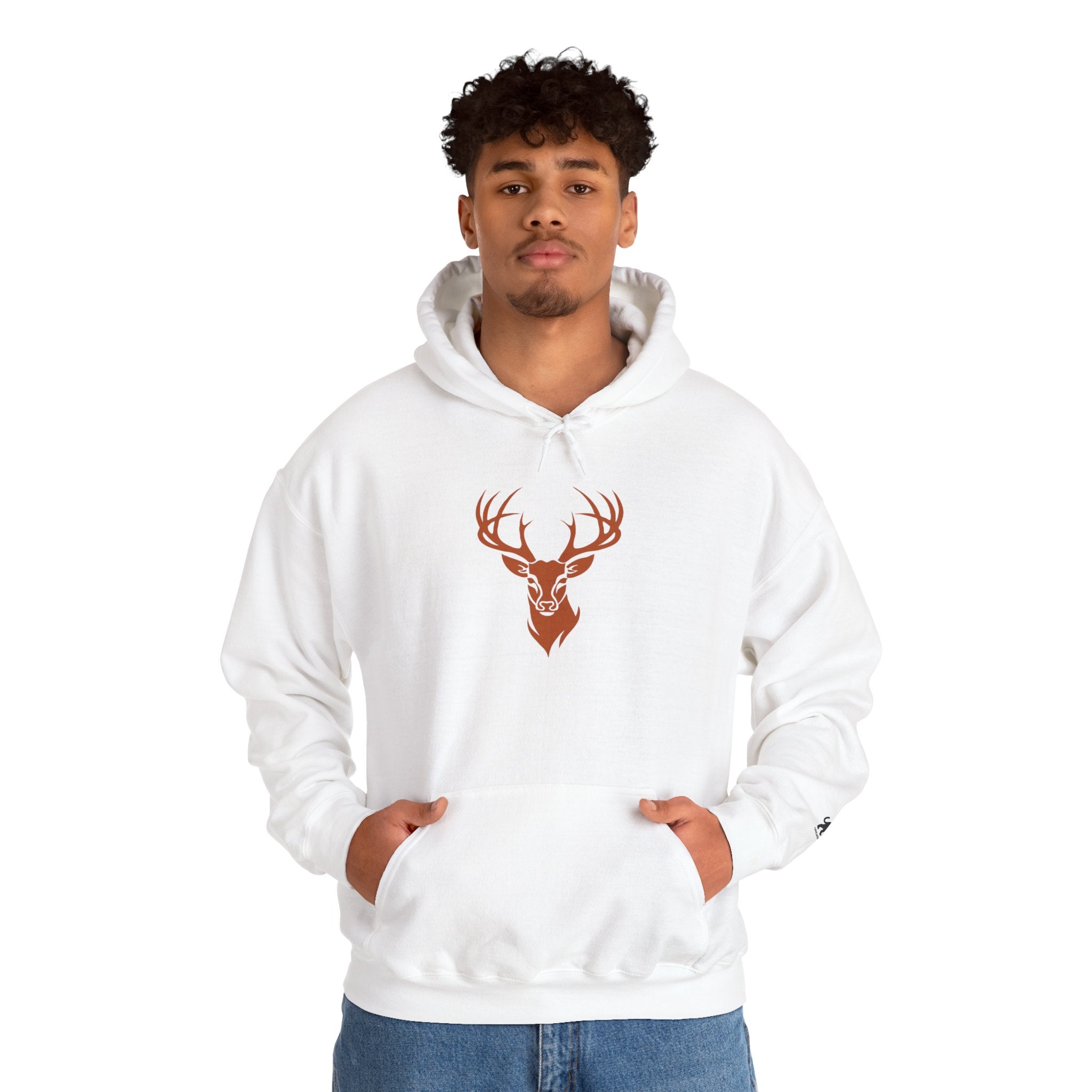 deer head Hooded Sweatshirt, Unisex Casual Hoodie