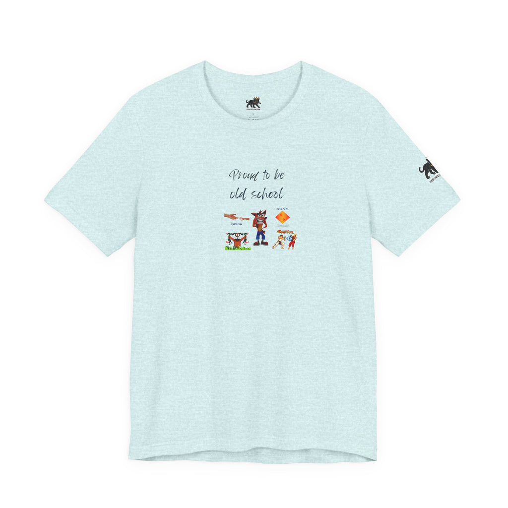 proud to be old school   Graphic Tee, Casual Summer Shirt, Marine Life T-Shirt, Gift for Sea Lovers,  high quality