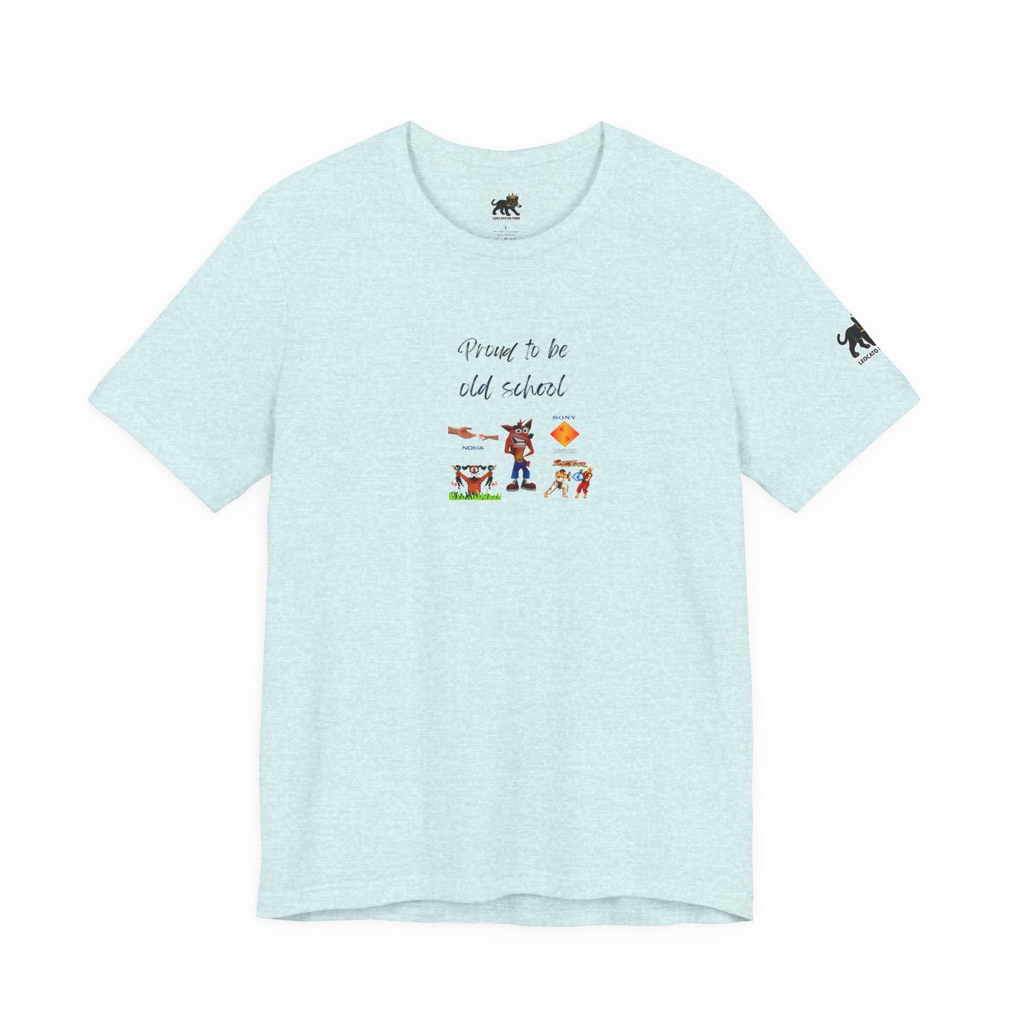proud to be old school   Graphic Tee, Casual Summer Shirt, Marine Life T-Shirt, Gift for Sea Lovers,  high quality
