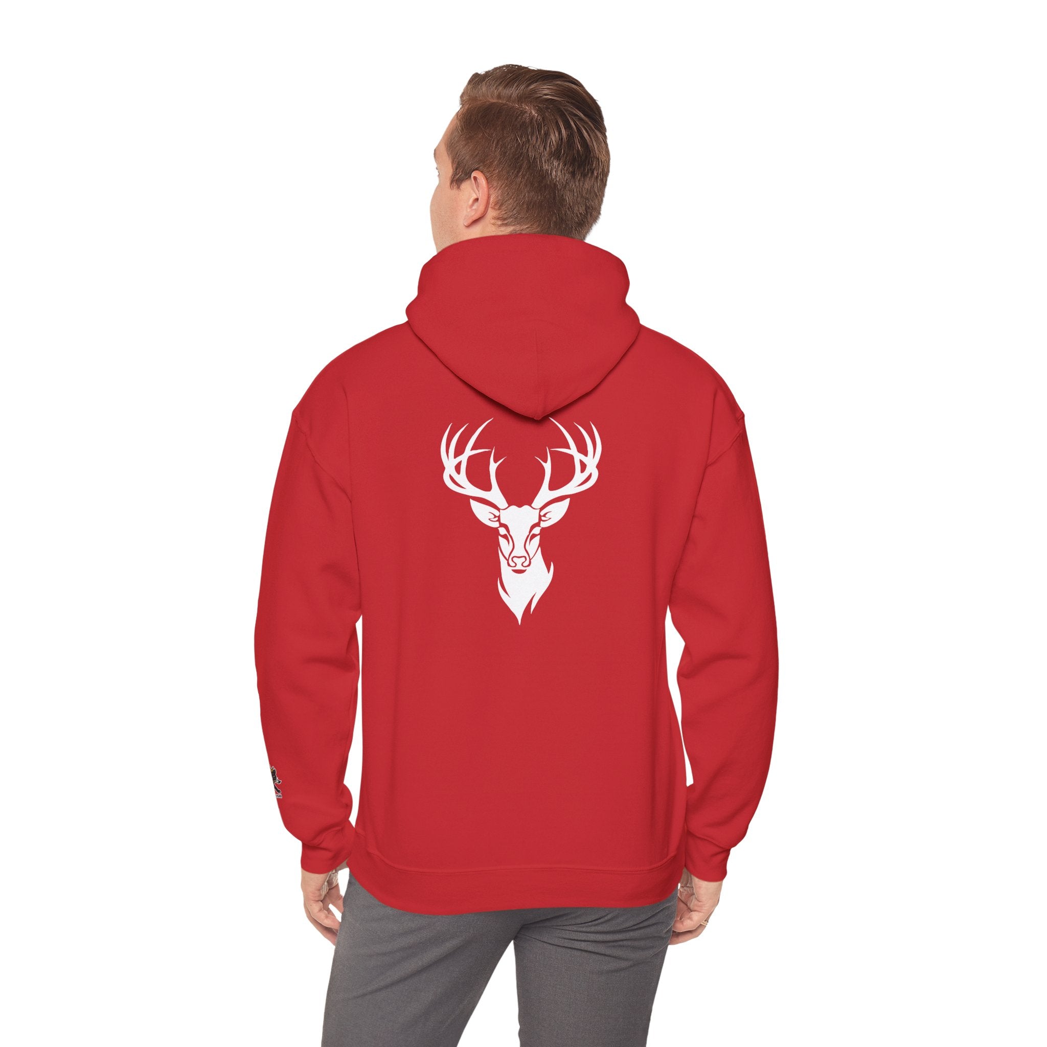 deer head Hooded Sweatshirt, Unisex Casual Hoodie