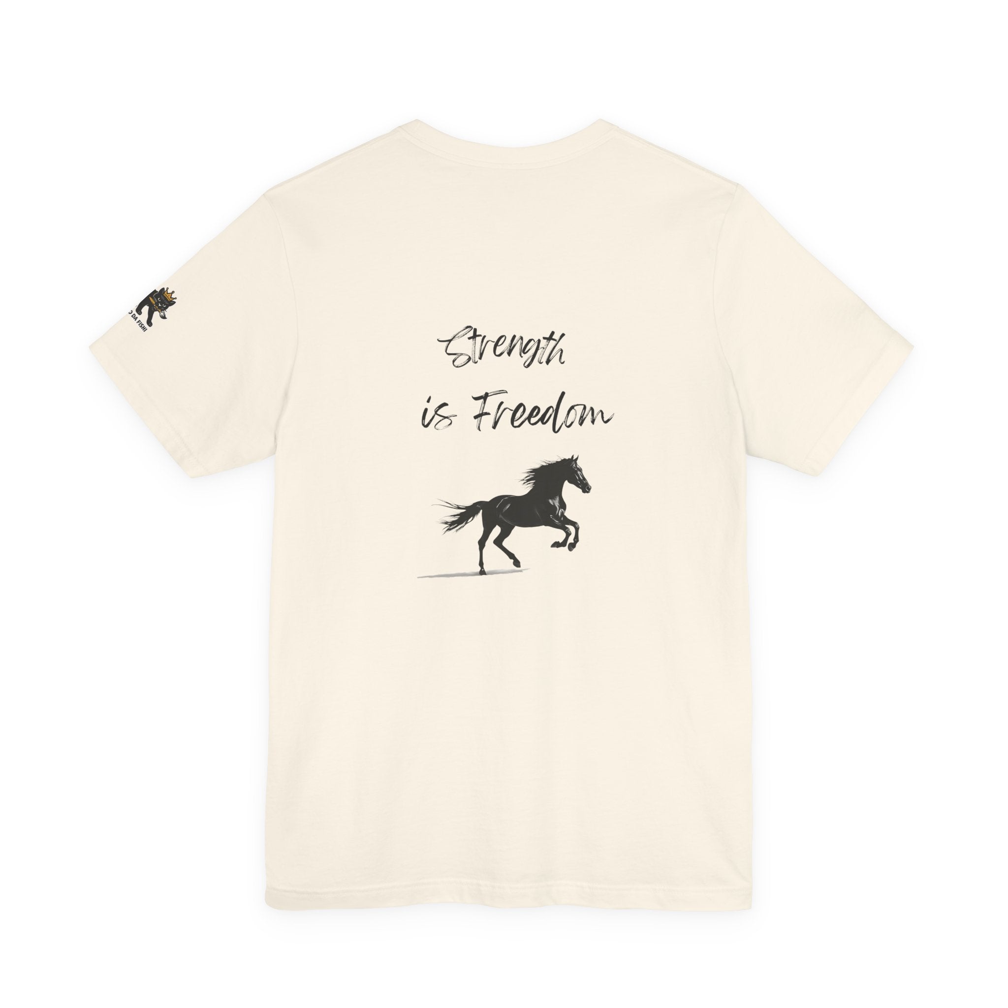 strength is freedom Graphic Tee, Casual Summer Shirt, Marine Life T-Shirt, Gift for Sea Lovers,  high quality