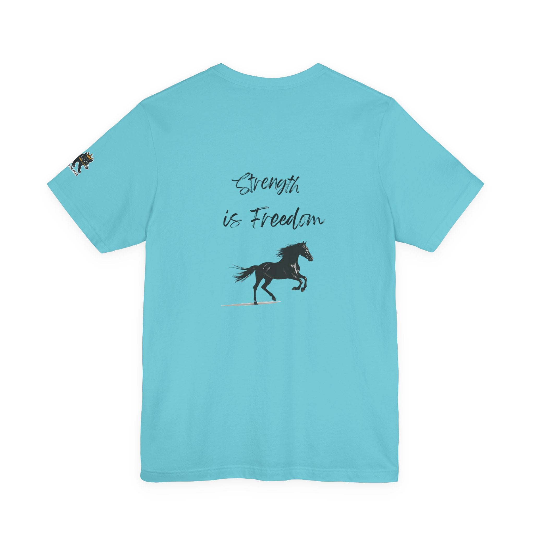 strength is freedom Graphic Tee, Casual Summer Shirt, Marine Life T-Shirt, Gift for Sea Lovers,  high quality