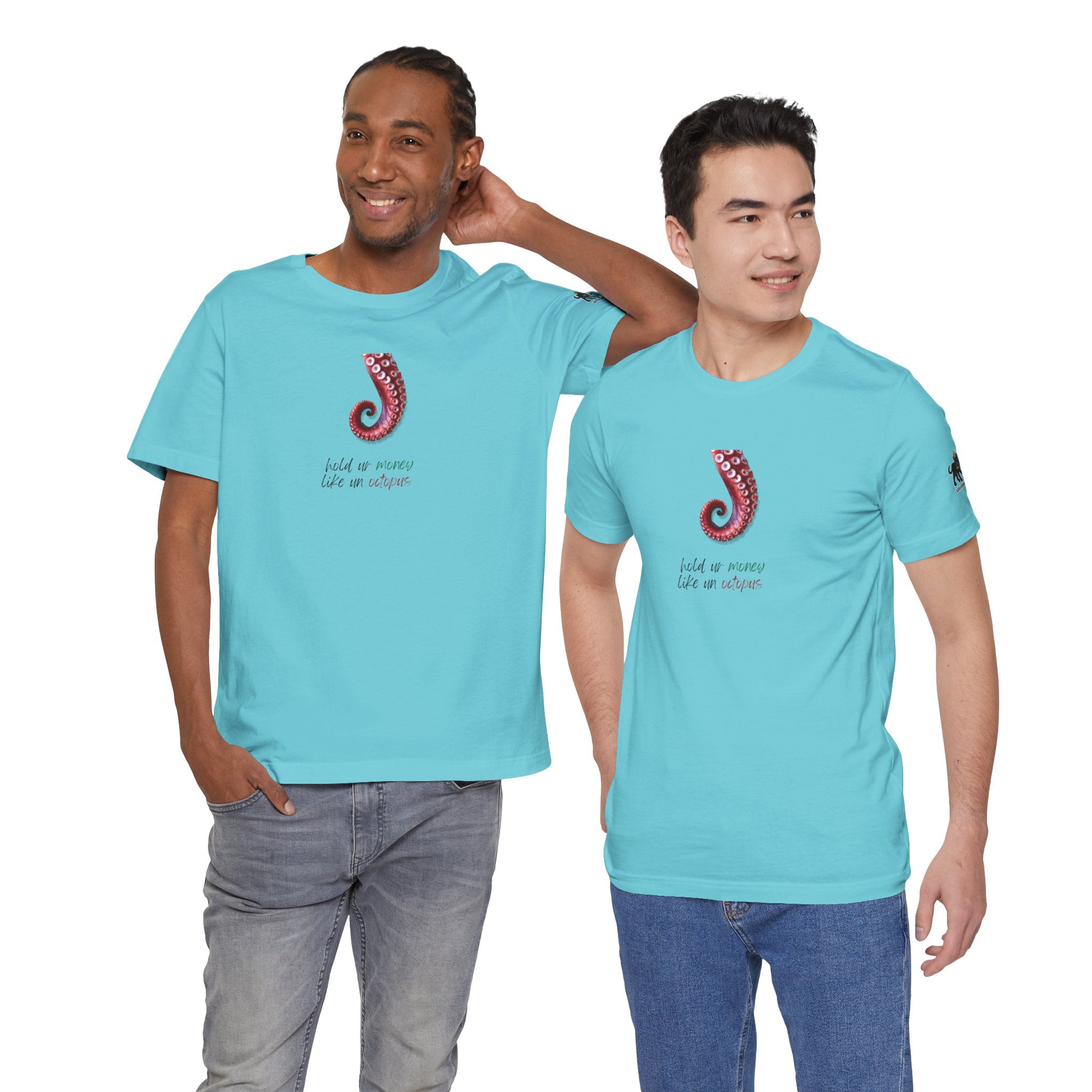 hold ur money like an octopus  Graphic Tee, Casual Summer Shirt, Marine Life T-Shirt, Gift for Sea Lovers,  high quality