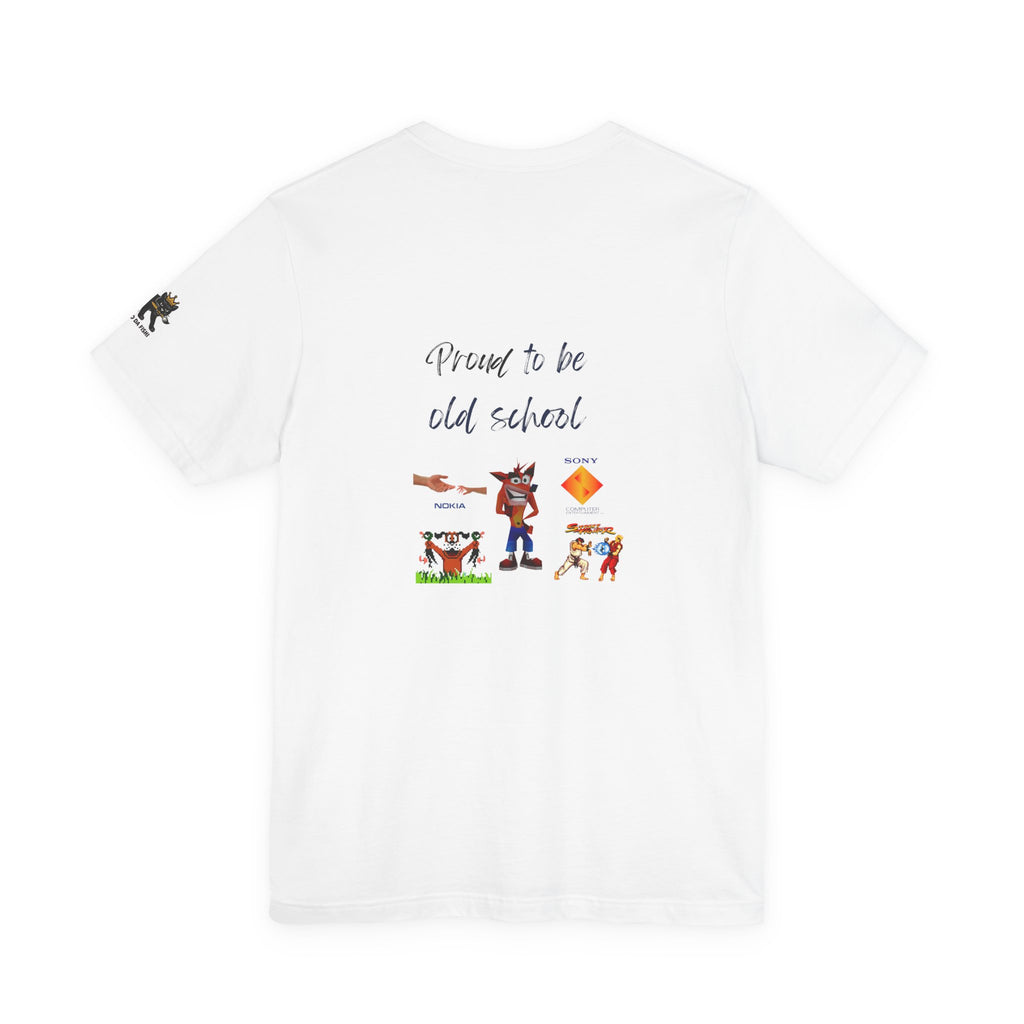 proud to be old school   Graphic Tee, Casual Summer Shirt, Marine Life T-Shirt, Gift for Sea Lovers,  high quality