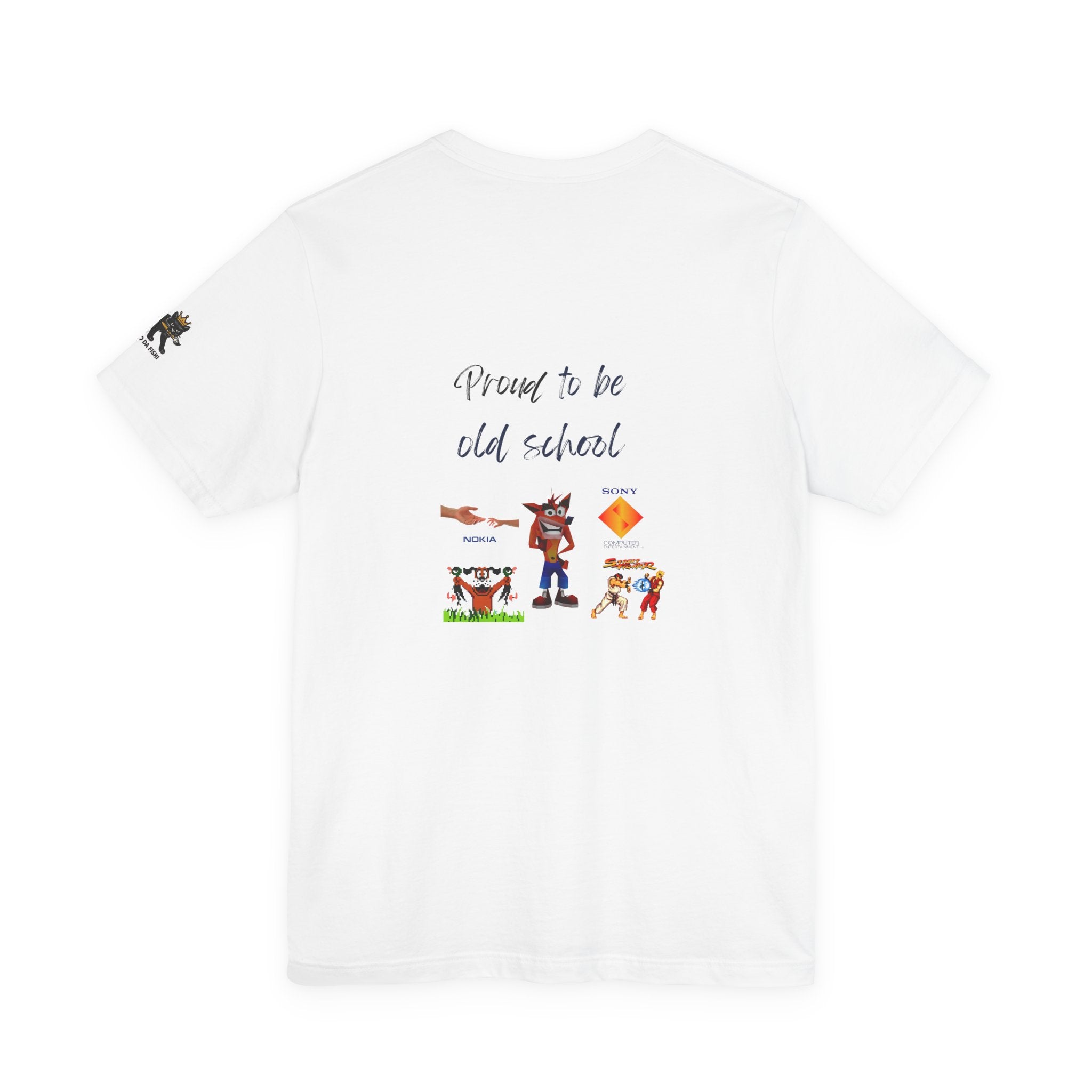 proud to be old school   Graphic Tee, Casual Summer Shirt, Marine Life T-Shirt, Gift for Sea Lovers,  high quality