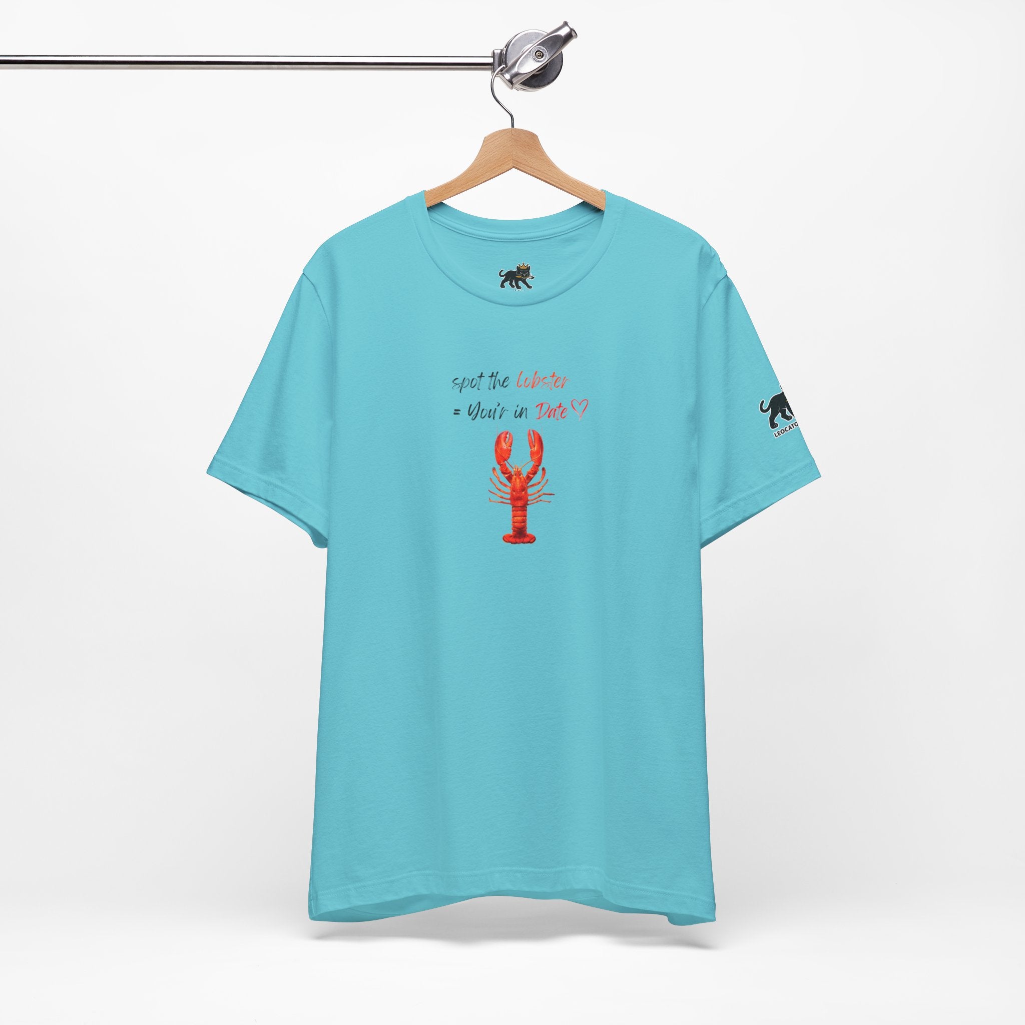 spot the  lobster your in date Graphic Tee, Casual Summer Shirt, Marine Life T-Shirt, Gift for Sea Lovers,  high quality