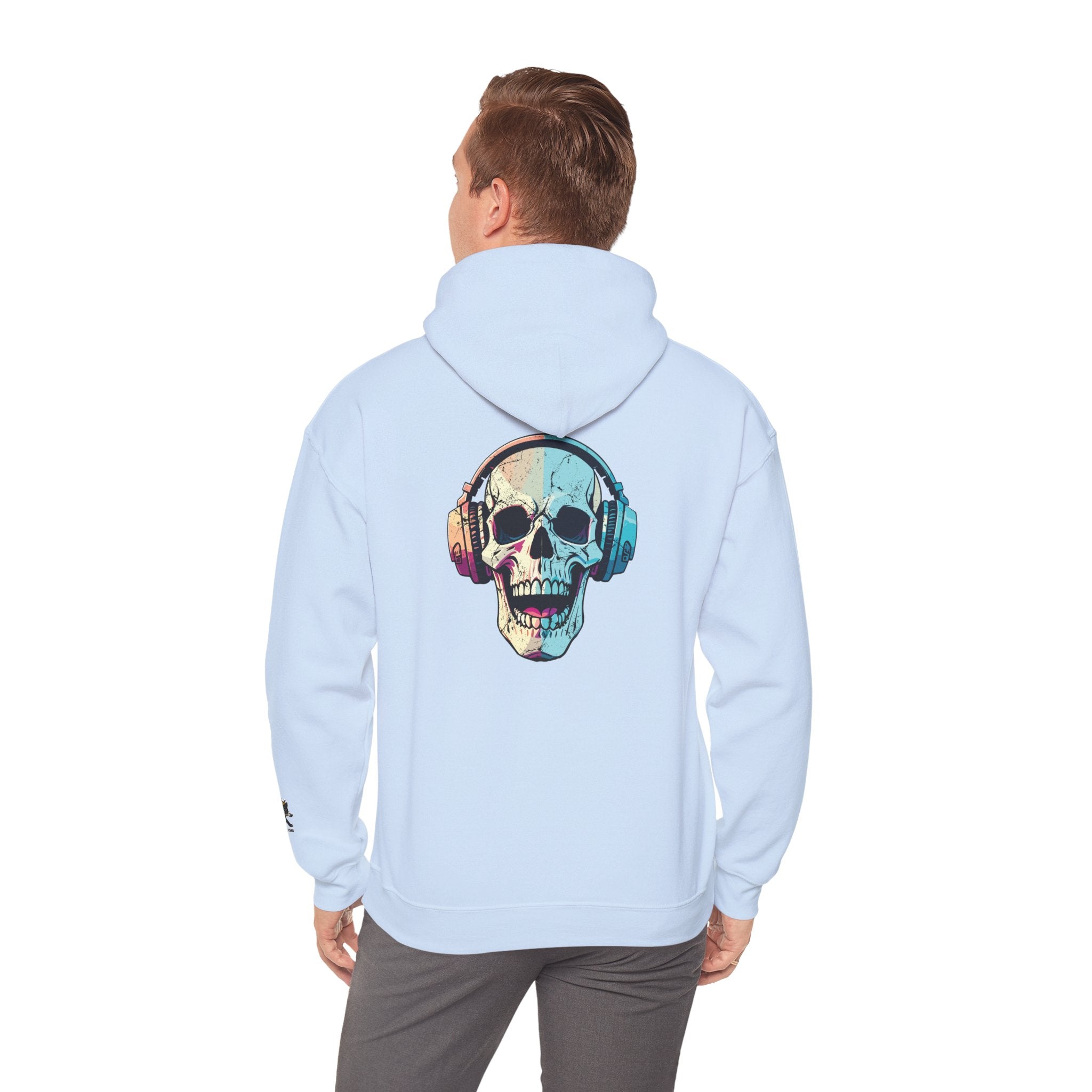 skull music Hooded Sweatshirt