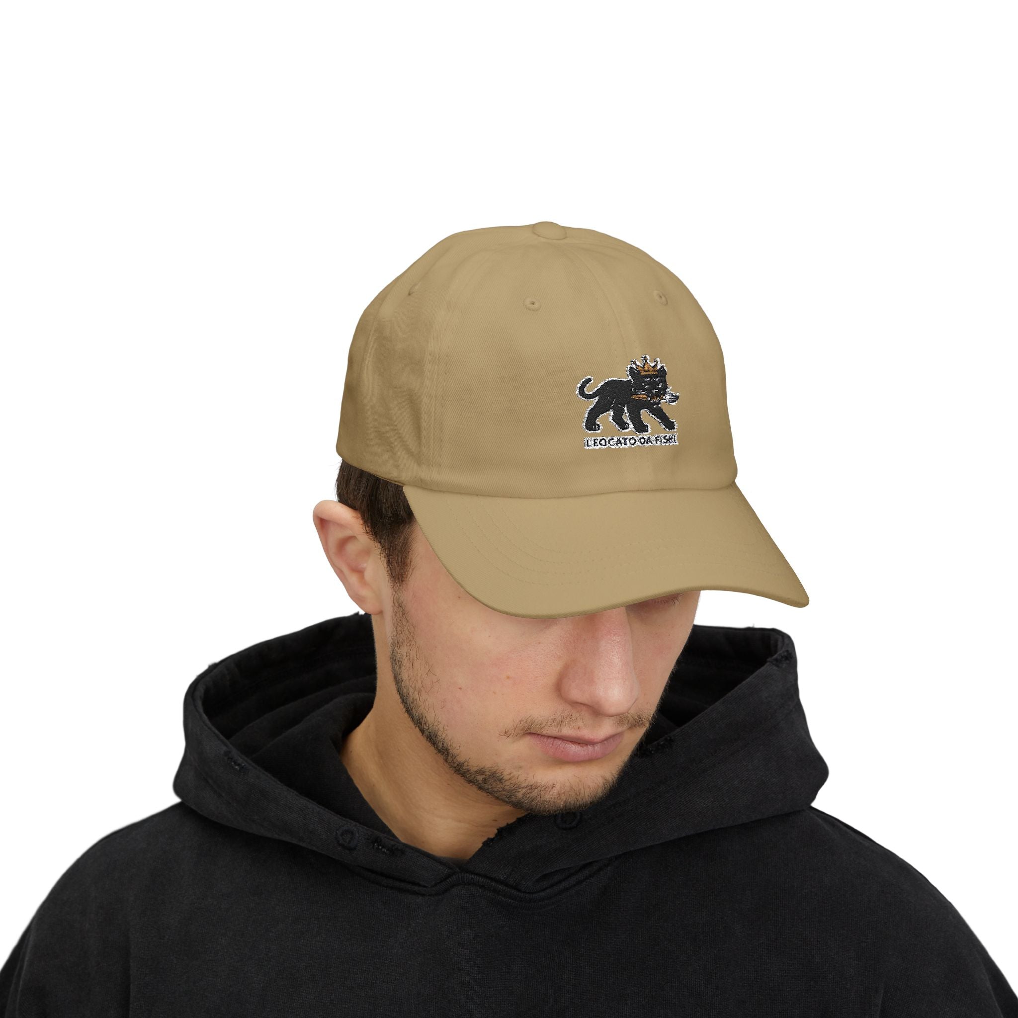 leocato da fishi hat ,  Stylish Baseball Hat, Perfect Gift for Dads, Casual Wear, Outdoor Adventures, Fishing Events