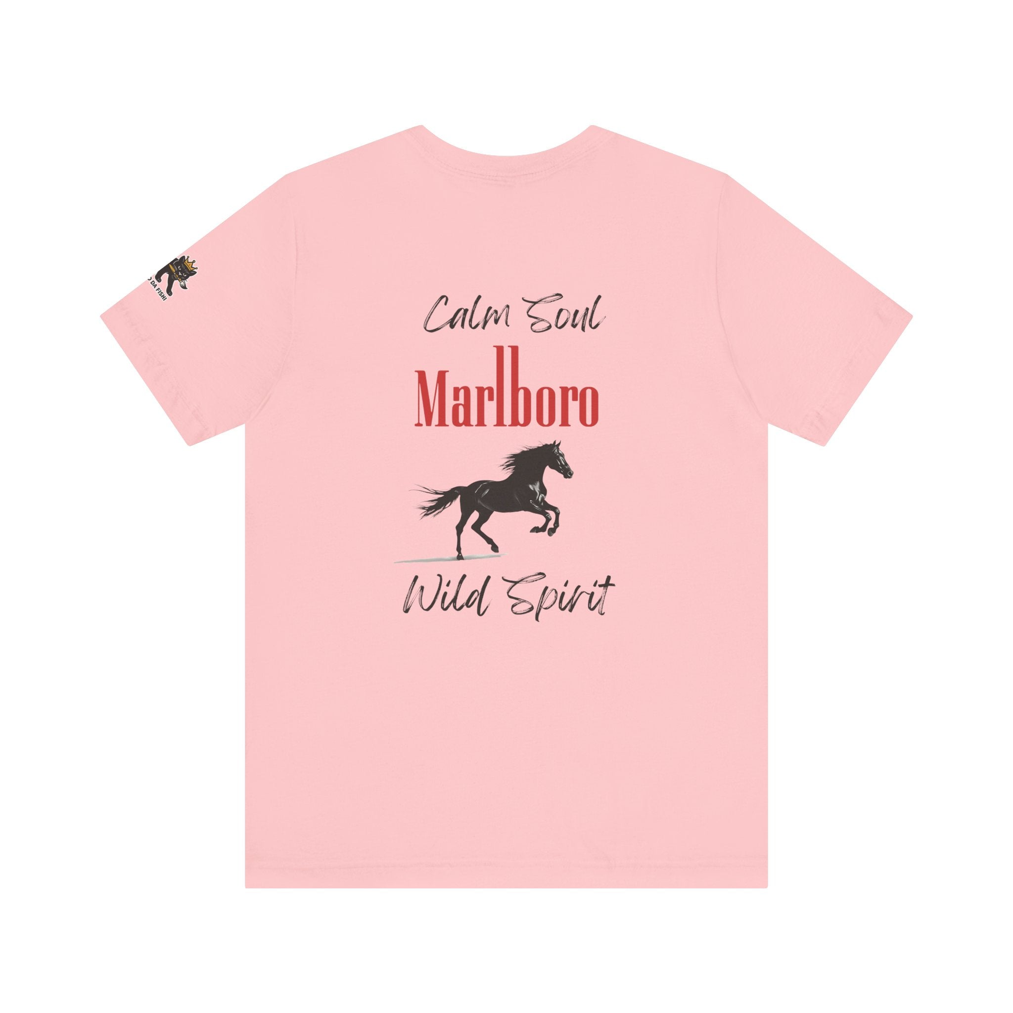 calm soul wild spirit Graphic Tee, Casual Summer Shirt, Marine Life T-Shirt, Gift for Sea Lovers,  high quality