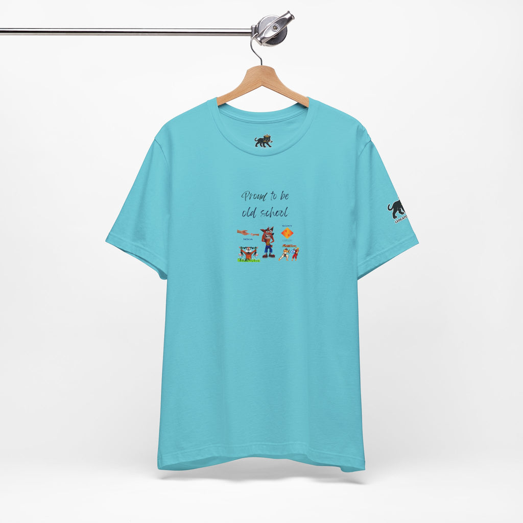 proud to be old school   Graphic Tee, Casual Summer Shirt, Marine Life T-Shirt, Gift for Sea Lovers,  high quality