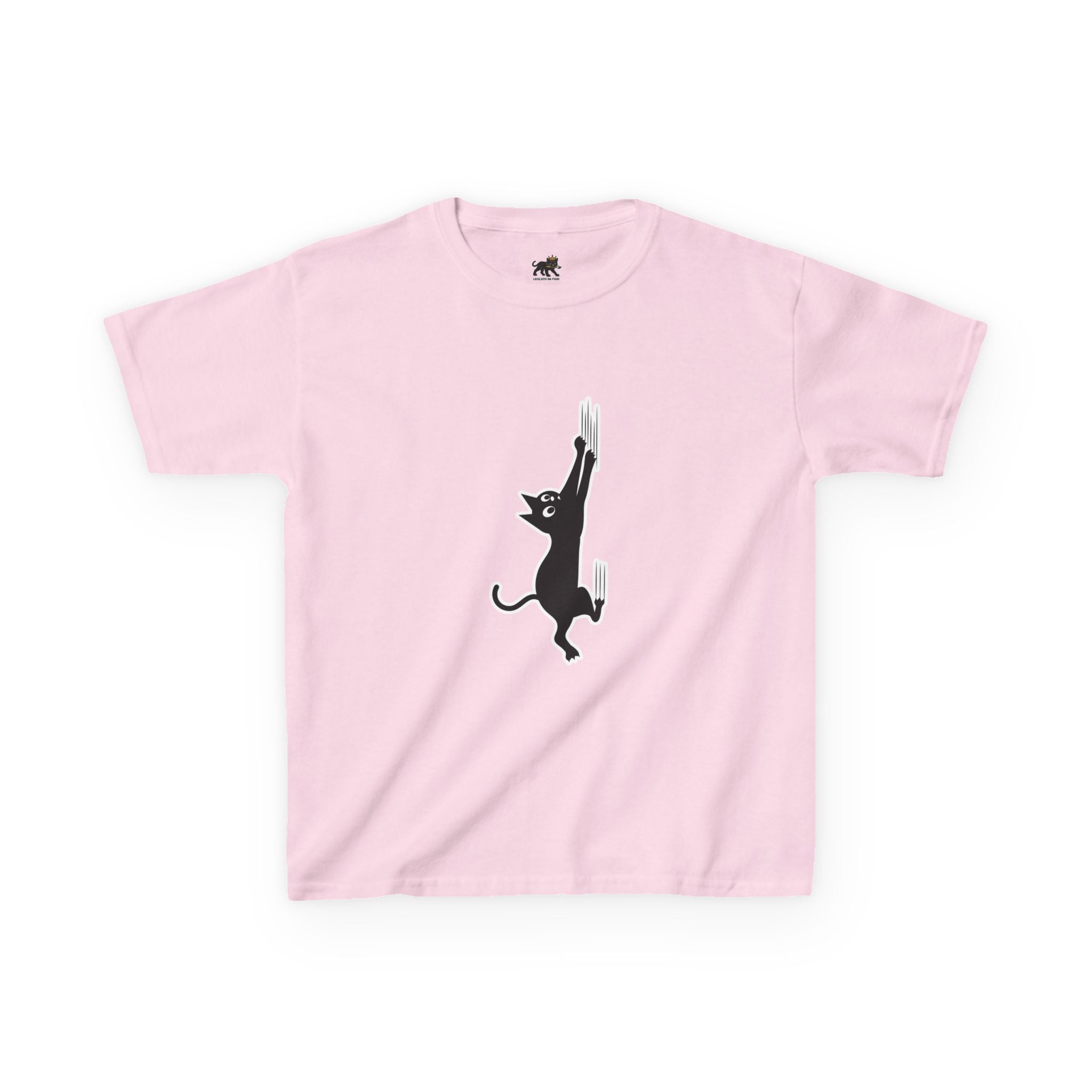 Playful Cat Kids Tee - Cute Cotton T-Shirt,