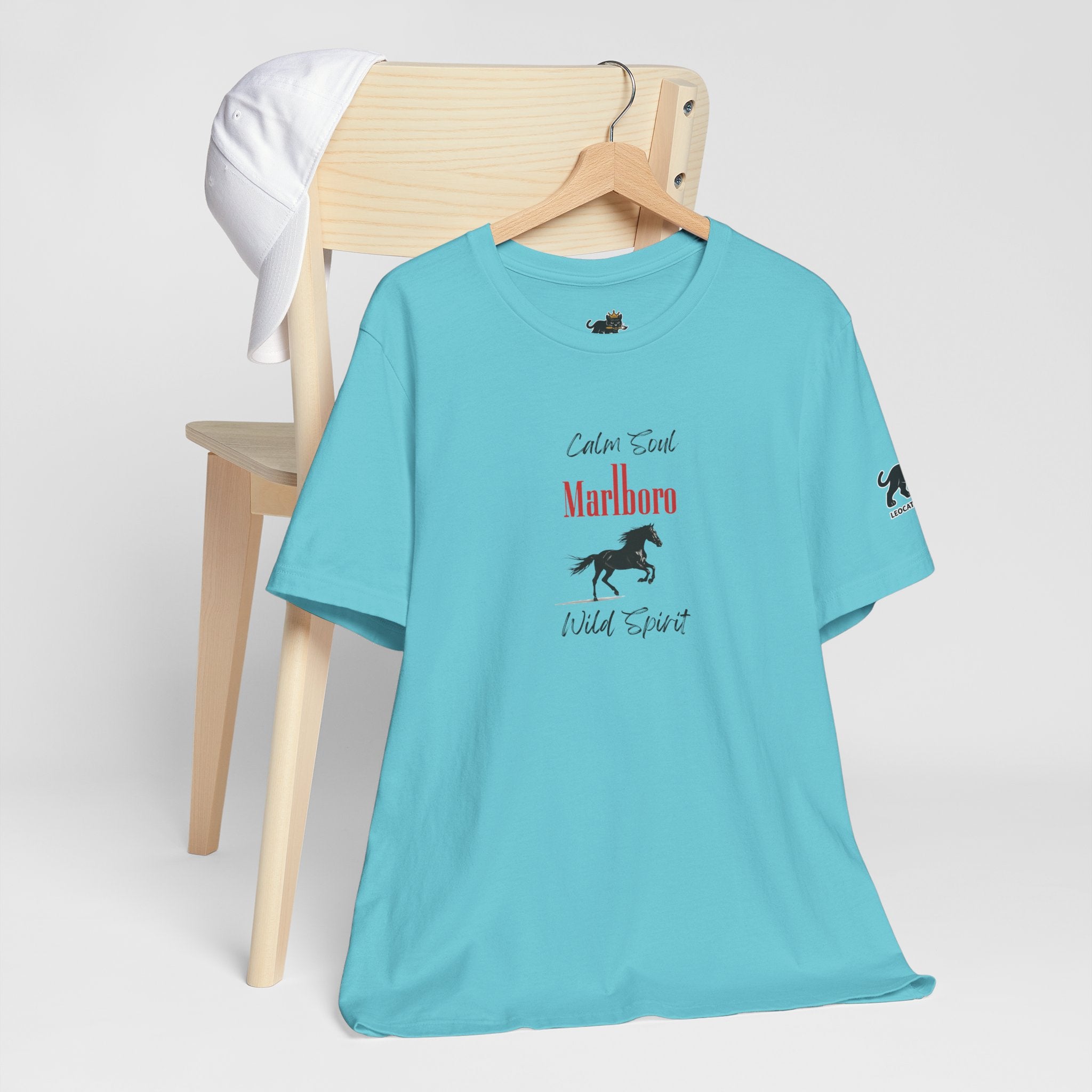 calm soul wild spirit Graphic Tee, Casual Summer Shirt, Marine Life T-Shirt, Gift for Sea Lovers,  high quality