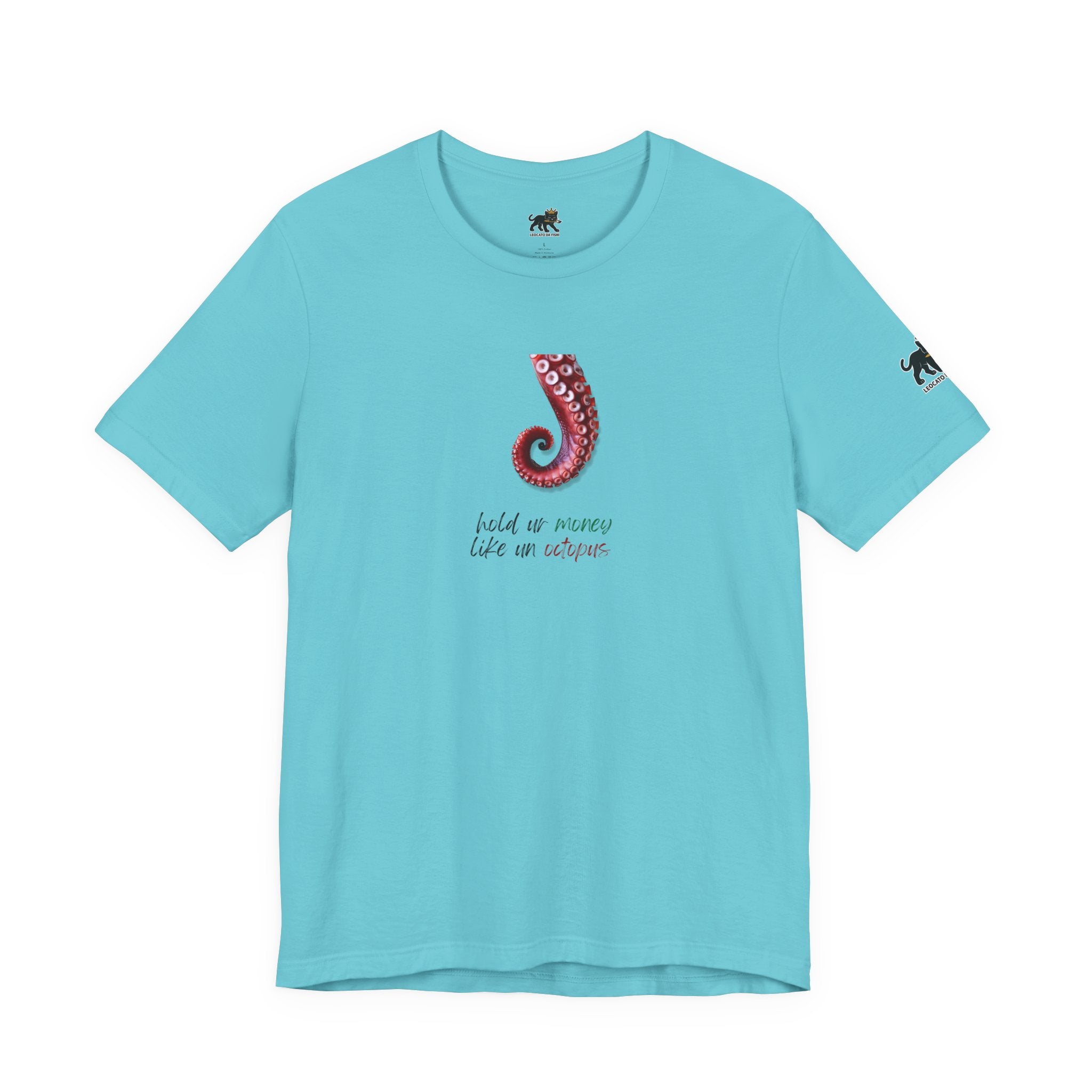 hold ur money like an octopus  Graphic Tee, Casual Summer Shirt, Marine Life T-Shirt, Gift for Sea Lovers,  high quality