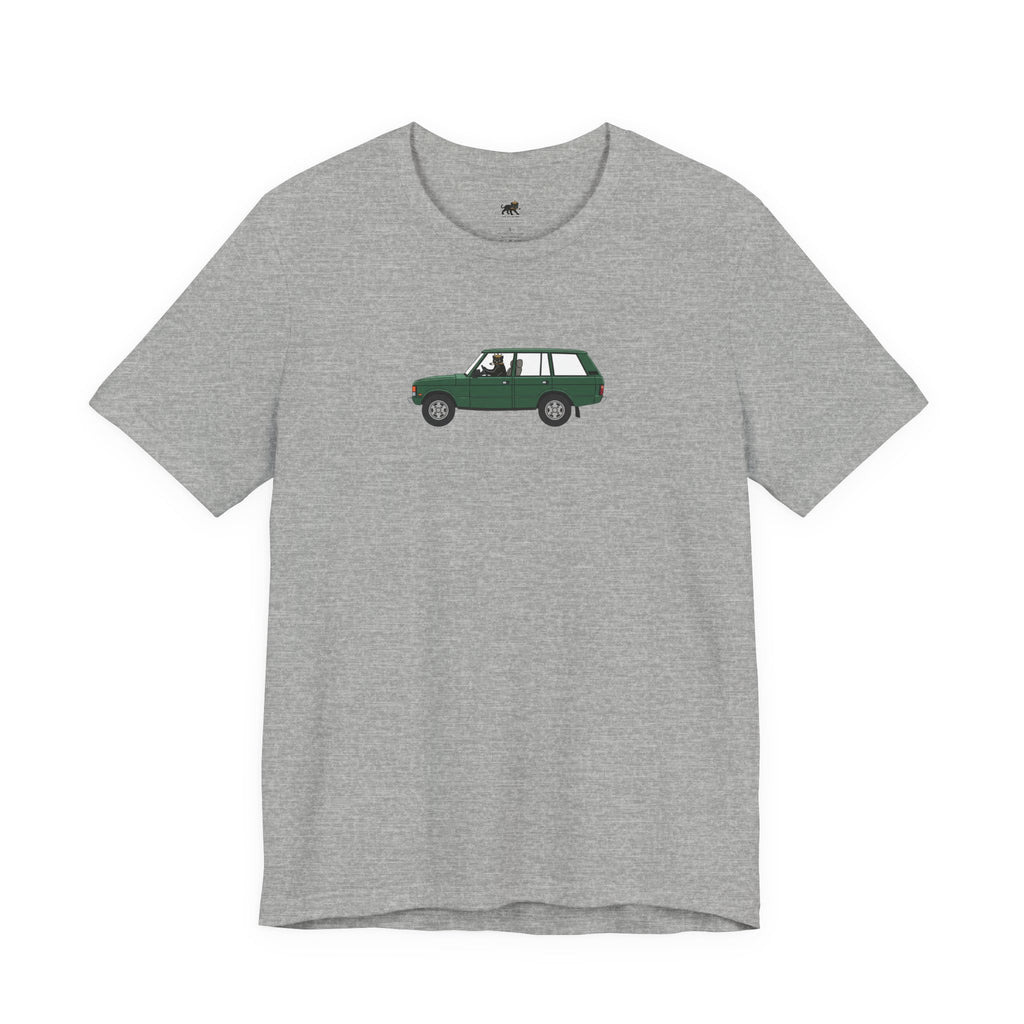 green land rover classic car Stylish , high quality