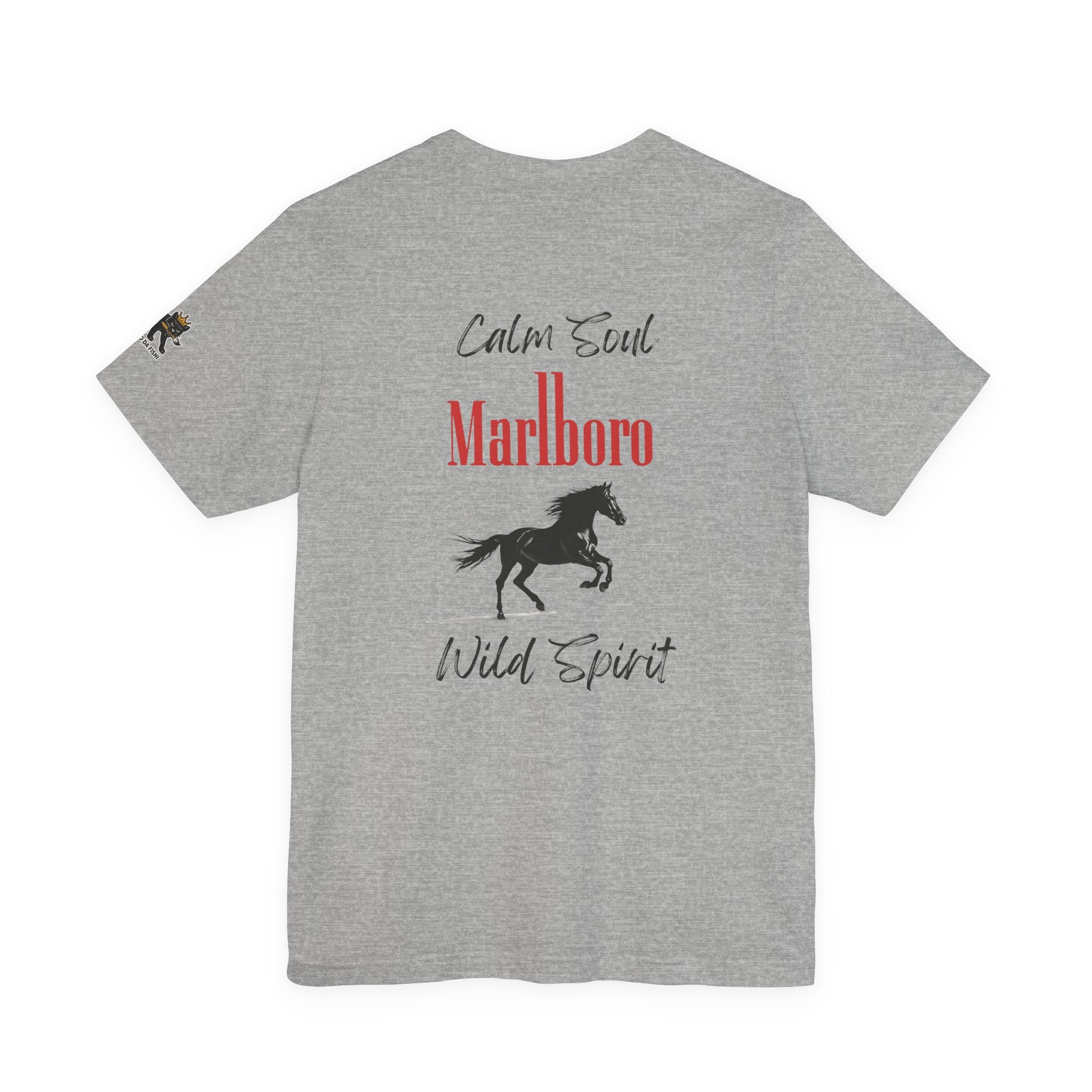 calm soul wild spirit Graphic Tee, Casual Summer Shirt, Marine Life T-Shirt, Gift for Sea Lovers,  high quality